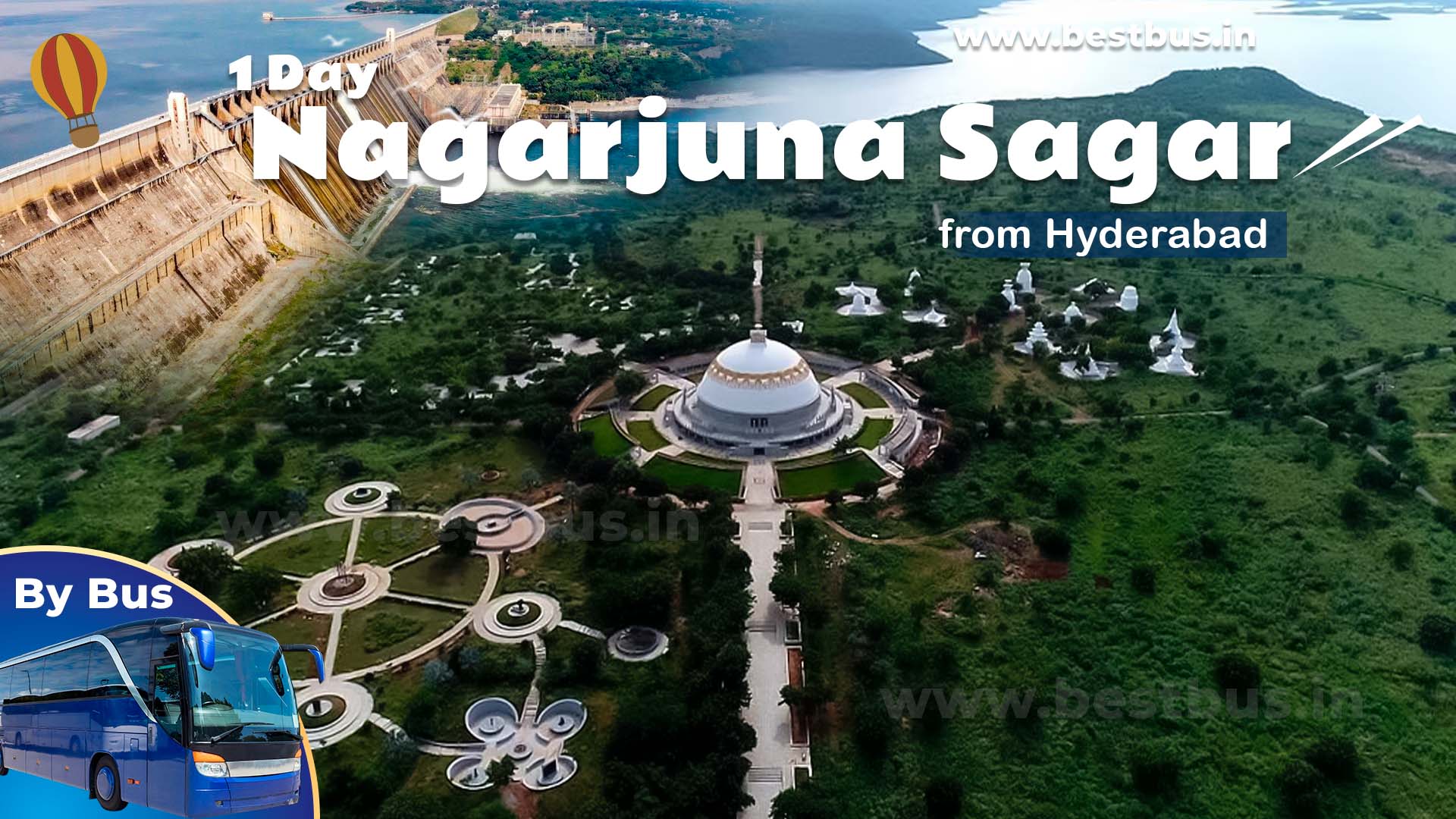 1 Day Nagarjuna Sagar Tour Package From Hyderabad