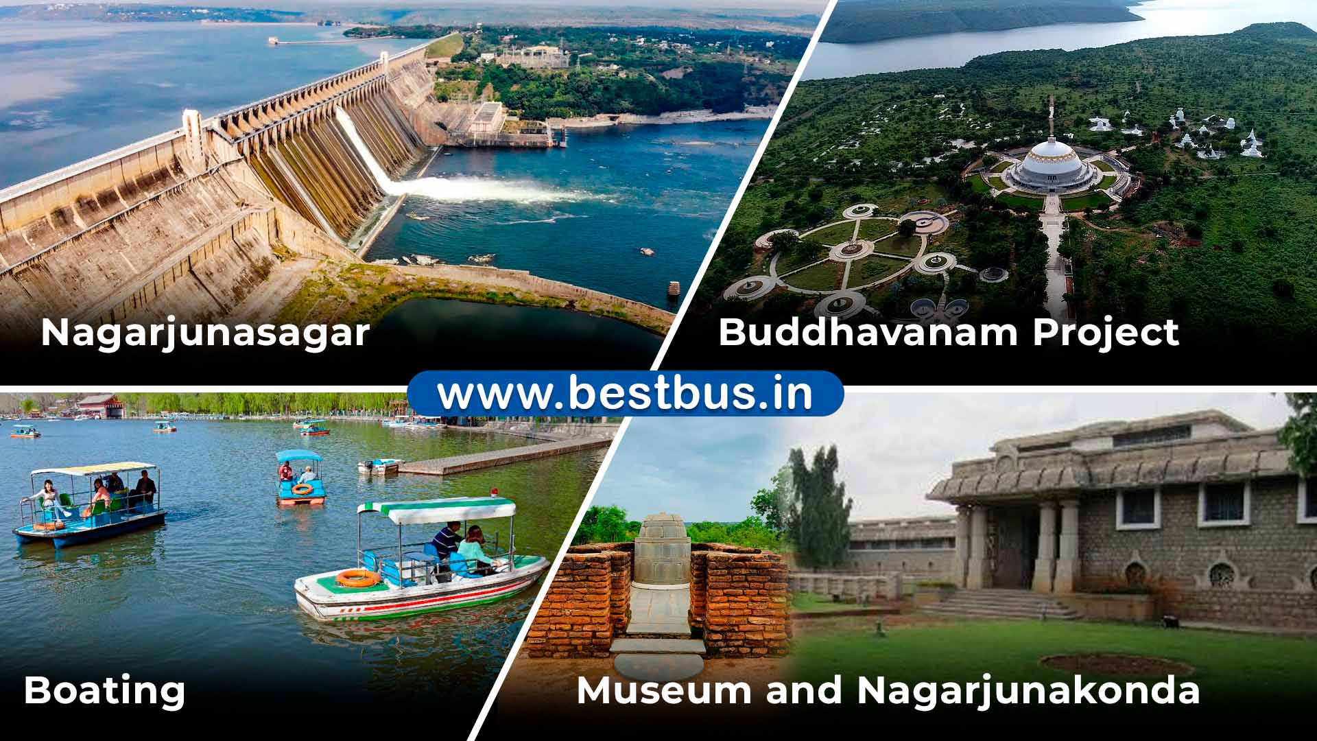 1 Day Nagarjuna Sagar Tour Package from Hyderabad