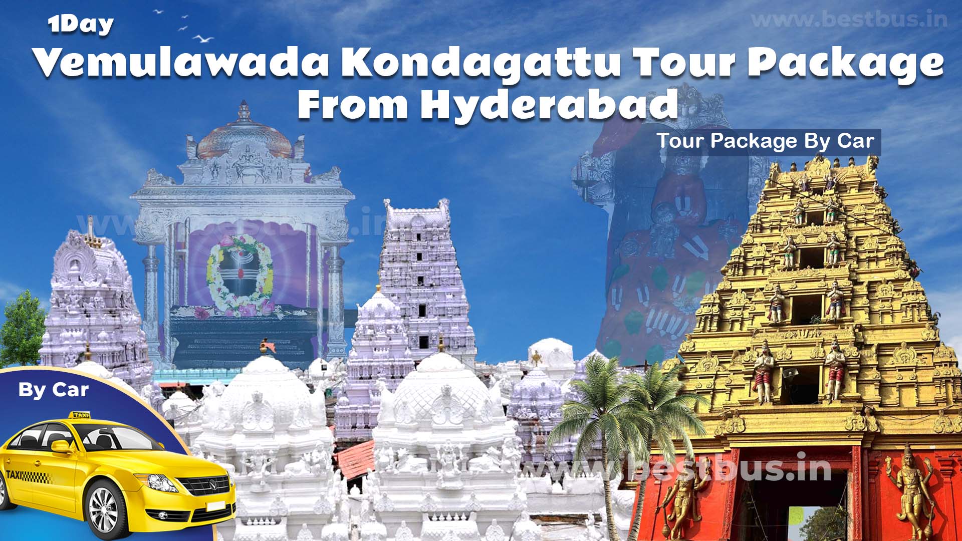 1 Day Vemulawada Kondagattu Tour Package From Hyderabad
