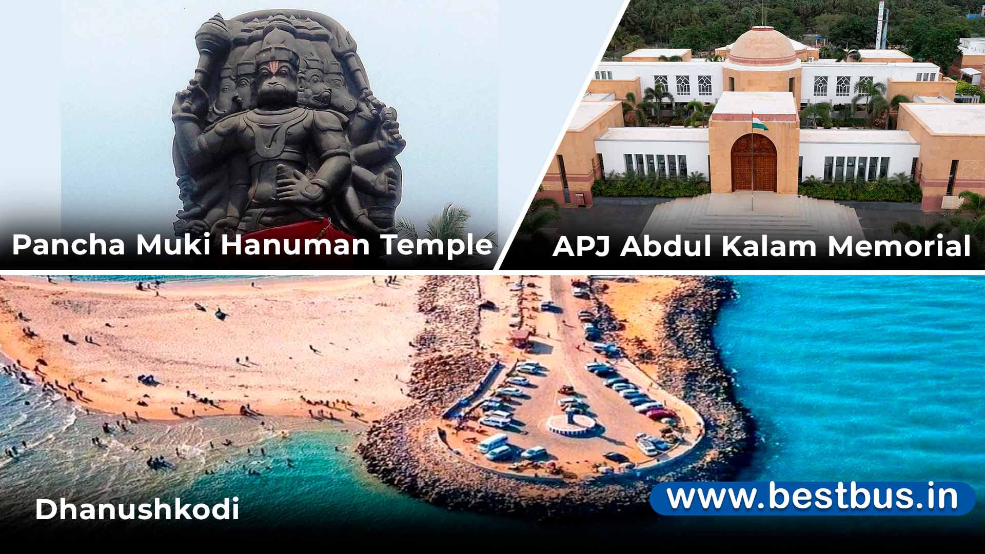 1 Night-2 Days Madurai to Rameswaram-Dhanushkodi Tour Package by Car