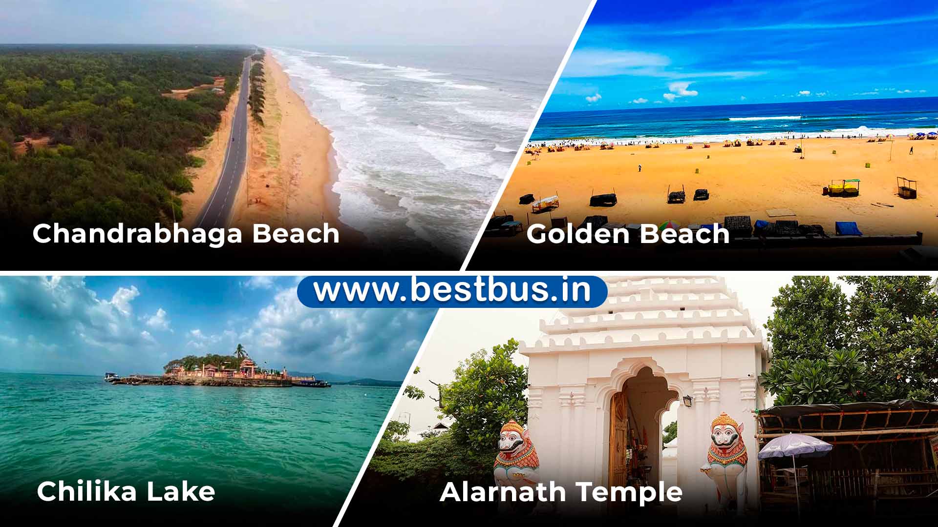1 Night-2 Days Puri-konark-chilika Lake Tour Package