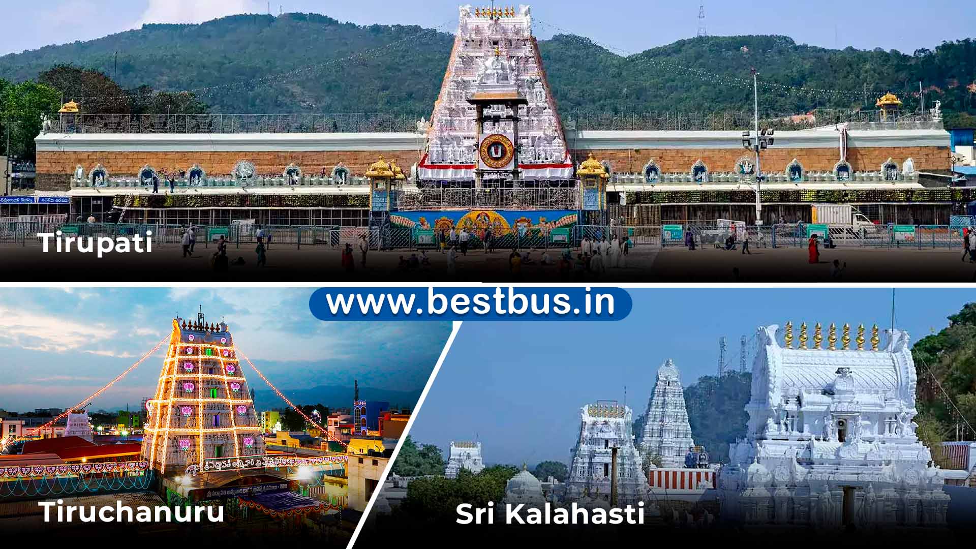 Vijayawada To Tirupati-tirumala-kanipakam-sri Kalahasti Tour Package By Train