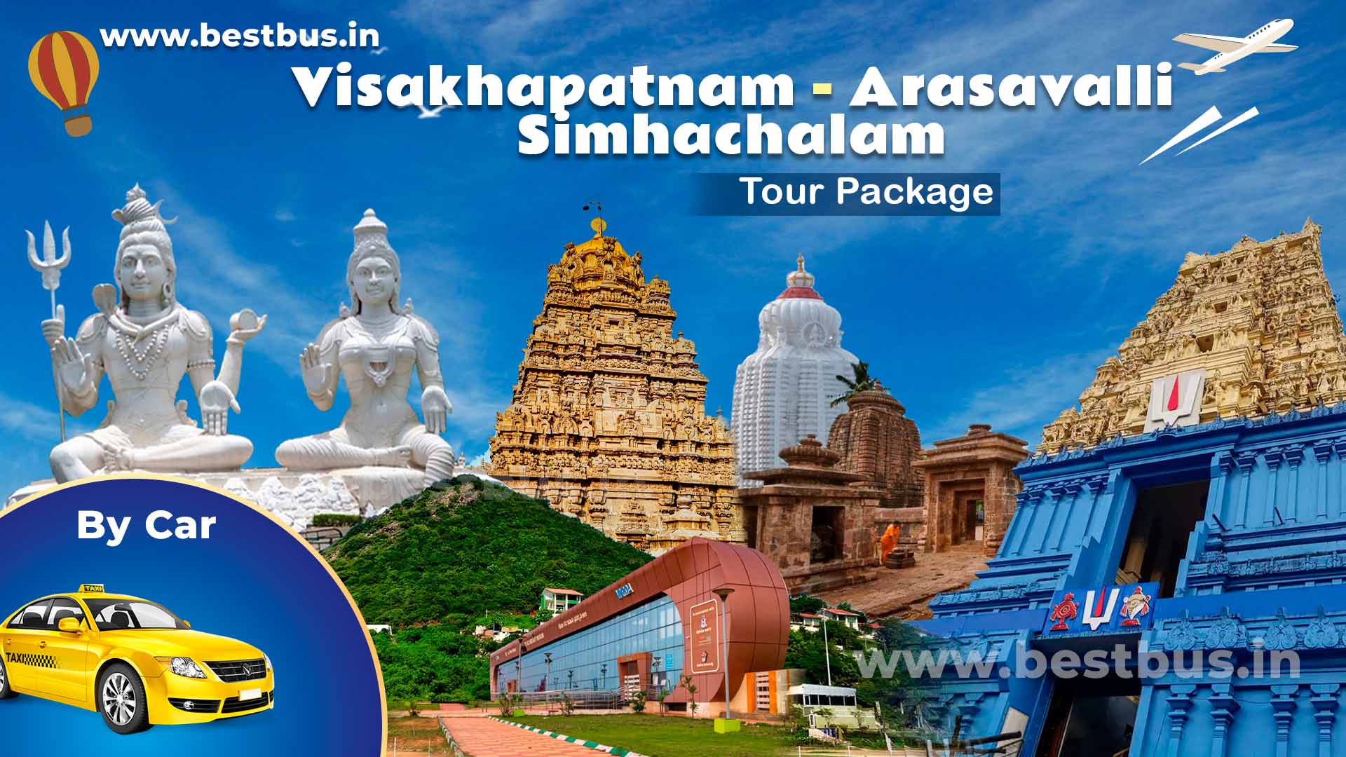 1 Night-2 Days Visakhapatnam-arasavalli-simhachalam Tour Package