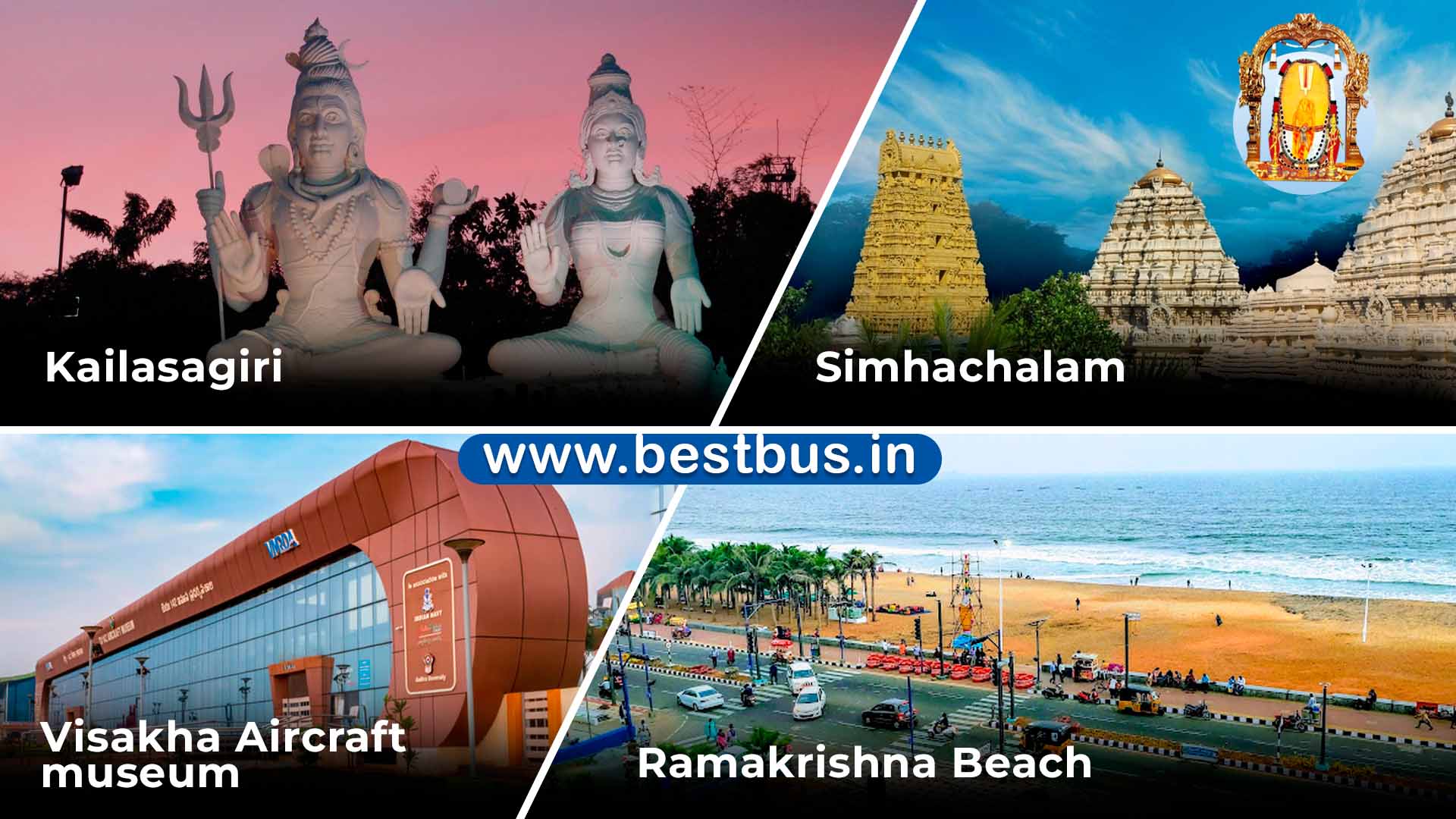 1 Night-2 Days Visakhapatnam-arasavalli-simhachalam Tour Package