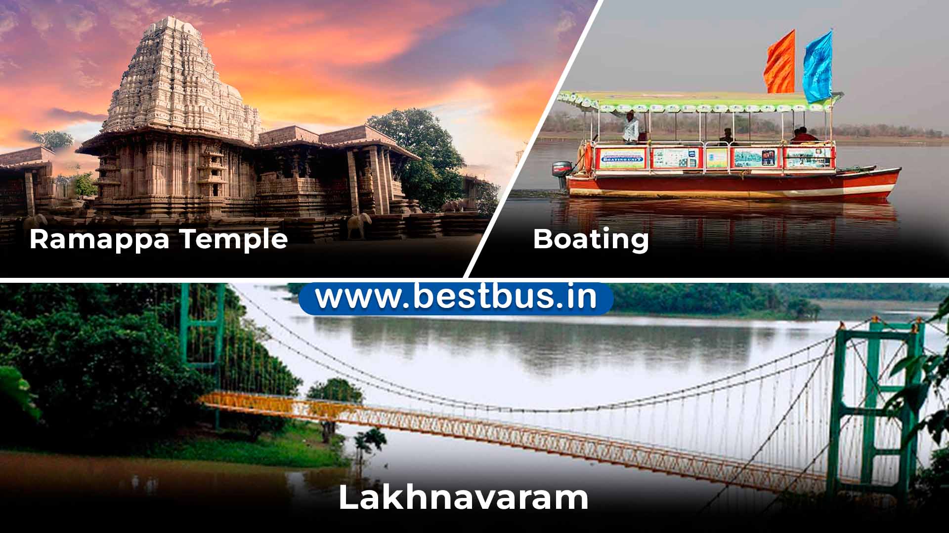 2 Days-1 Night Yadagirigutta-Warangal-Ramappa Temple-Lakhnavaram Tour From Hyderabad