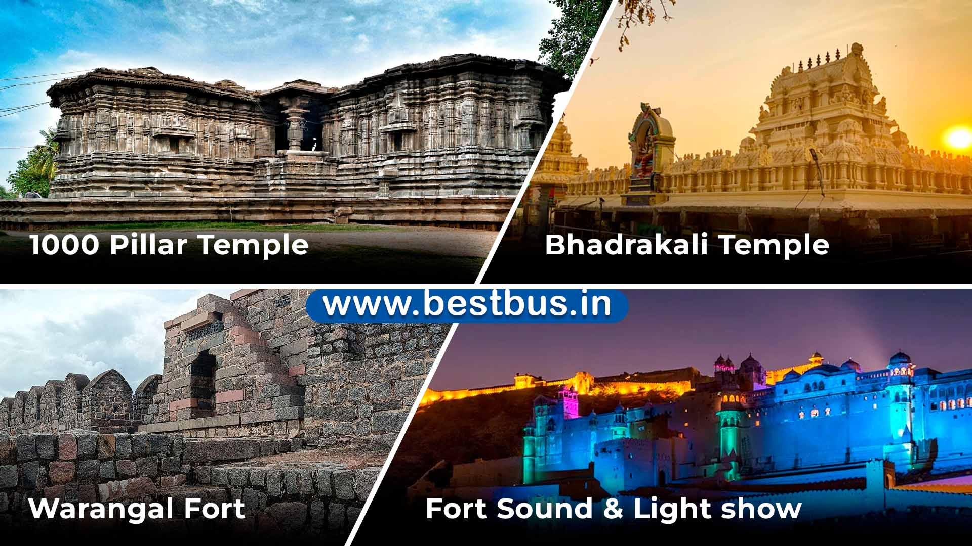 2 Days-1 Night Yadagirigutta-Warangal-Ramappa Temple-Lakhnavaram Tour From Hyderabad
