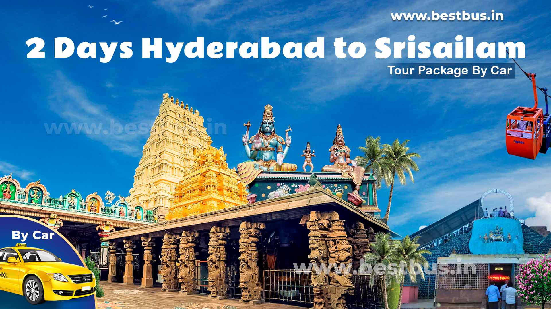 2 Days Hyderabad To Srisailam Package By Car