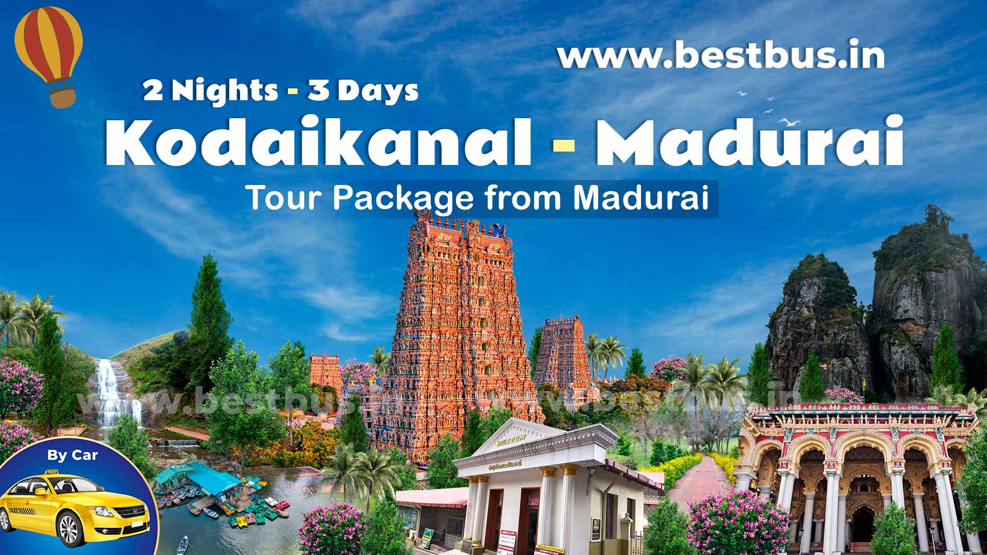 2 Nights 3 Days Kodaikanal  Madurai Tour Package From Madurai