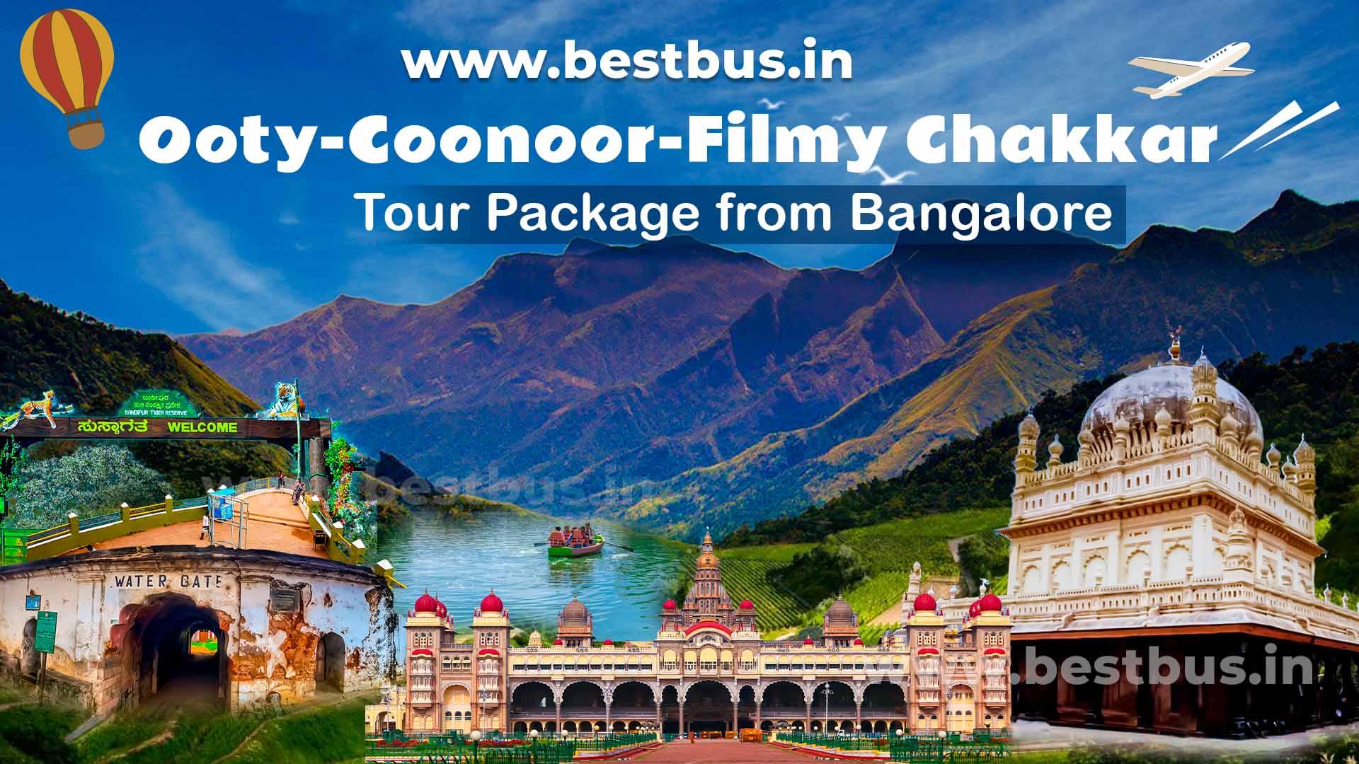 2 Nights 3 Days Ooty Coonoor Filmy Chakkar Tour Package From Bangalore