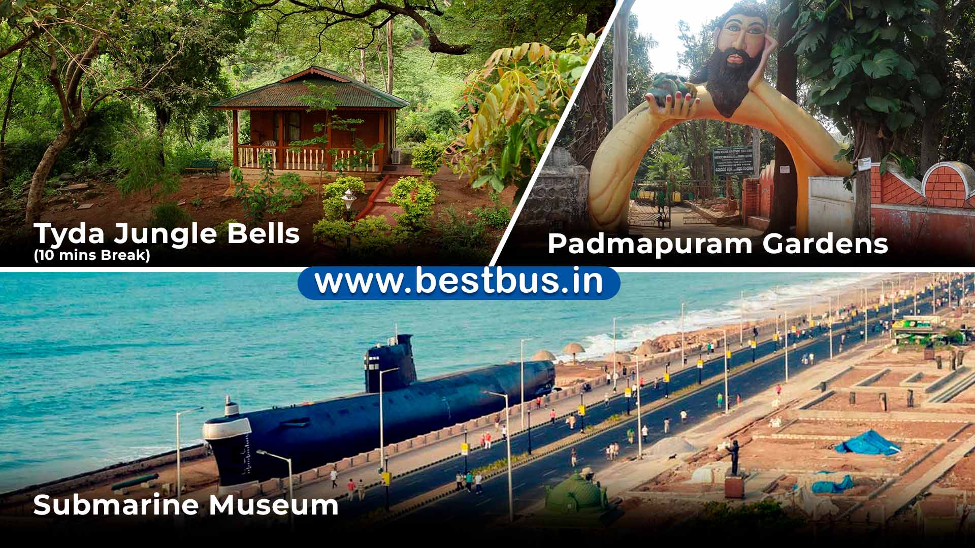 2 Nights-3 Days Visakhapatnam-Araku-Simhachalam Tour Package from Vizag