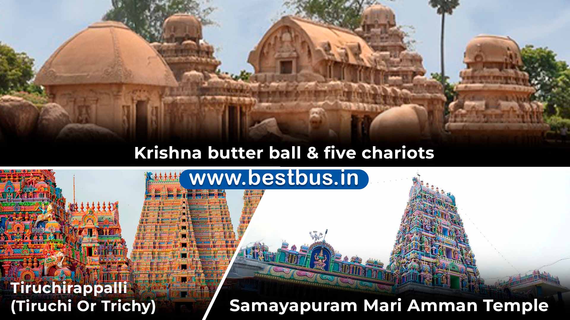 4 Nights-5 Days Chennai To Mamallapuram-puducherry-kumbakonam-thanjavur-trichy Tour Package