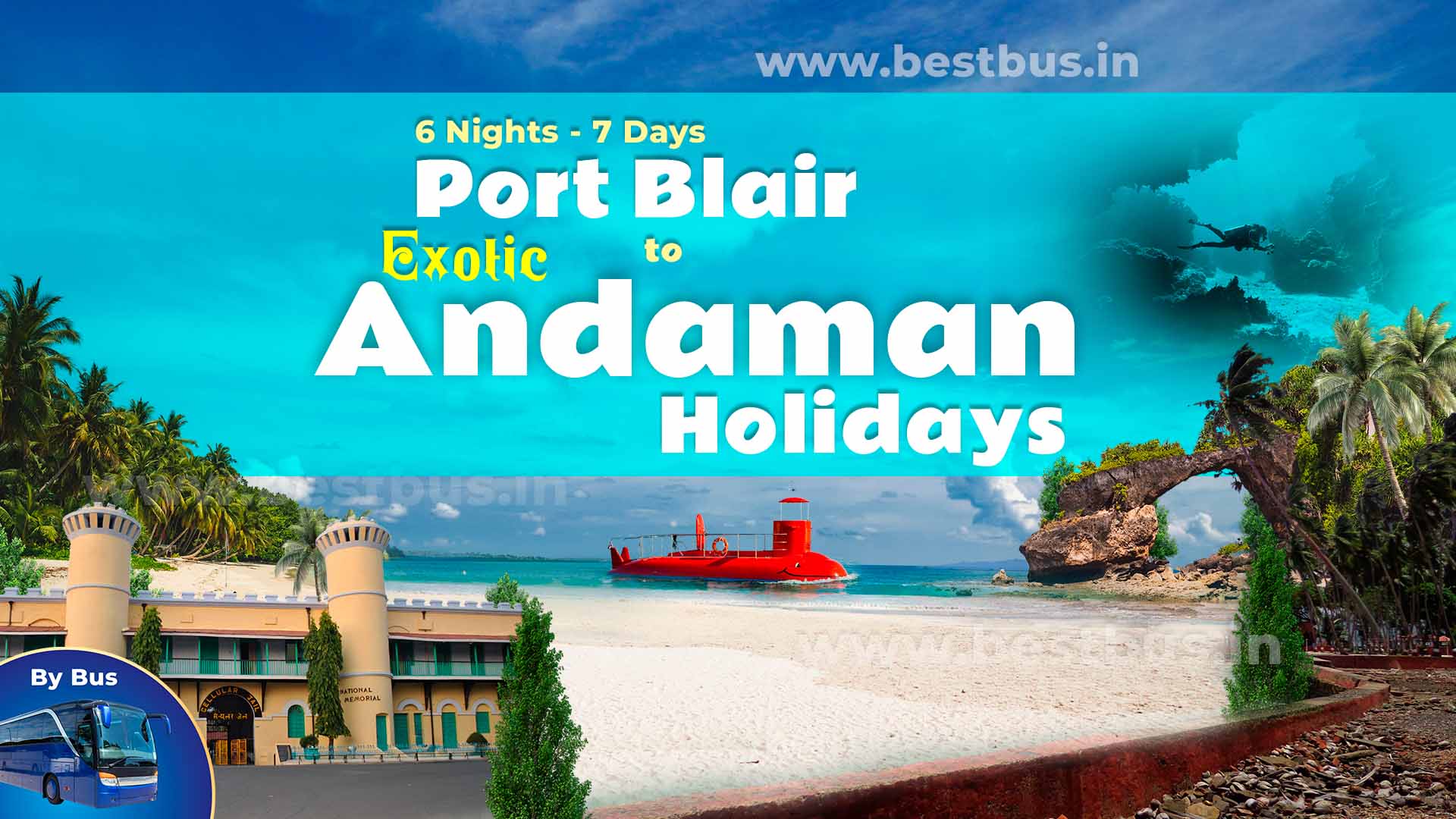 4 Nights 5 Days Exotic Andaman Holidays Tour Package From Port Blair