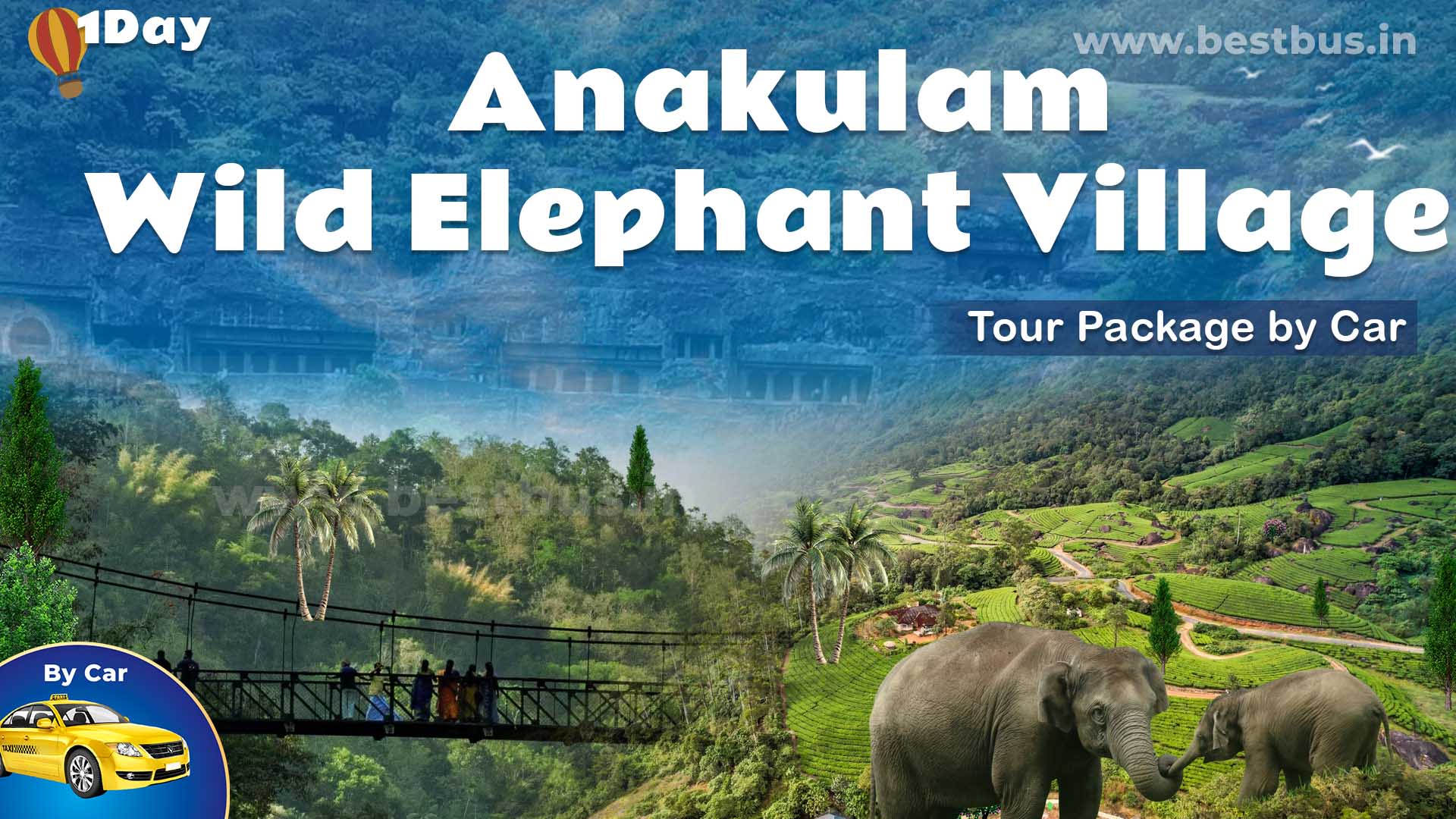 Anakulam Wild Elephant Village Tour
