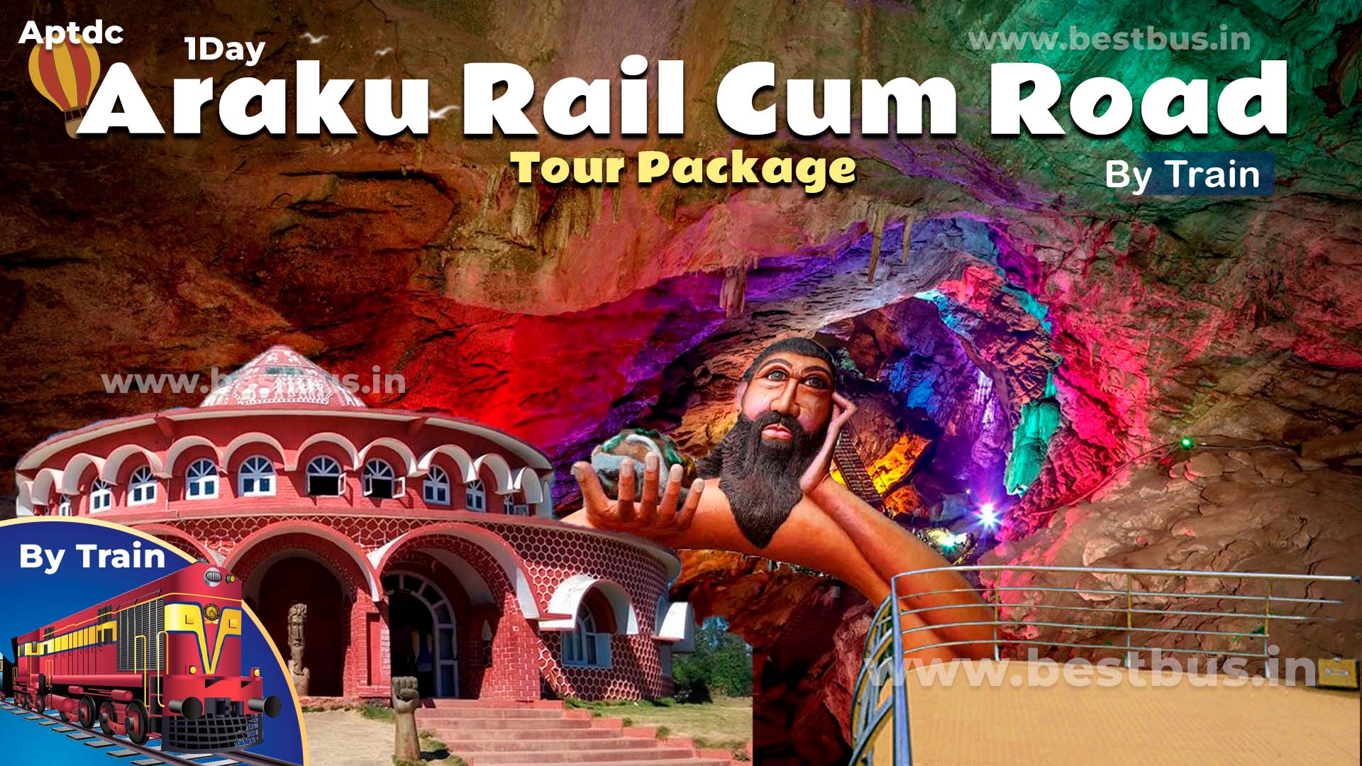Aptdc Araku Rail Cum Road Tour Package