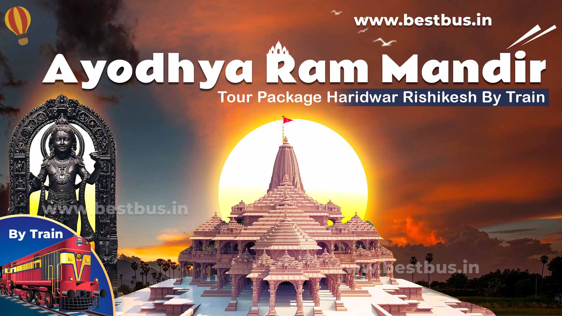 Ayodhya Ram Mandir Tour Package From Haridwar Rishikesh