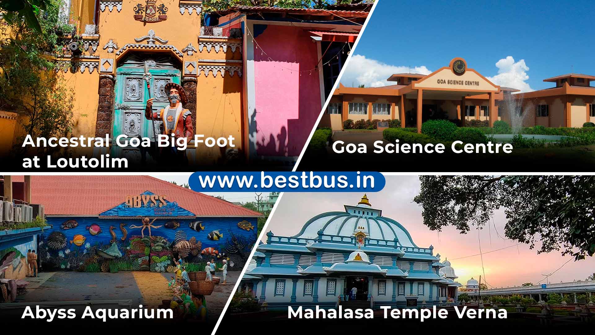 Bangalore To Goa 3 Nights-4-days Package By Bus