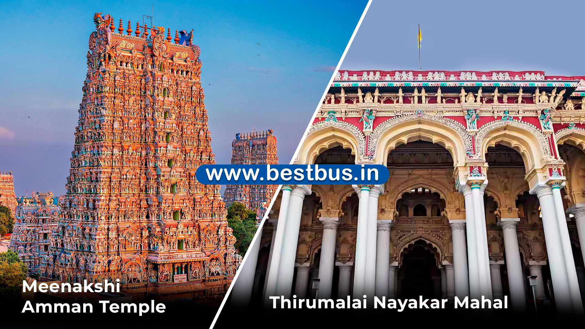 Bangalore to Kanyakumari-Rameshwaram-Madurai Tour Package By Train