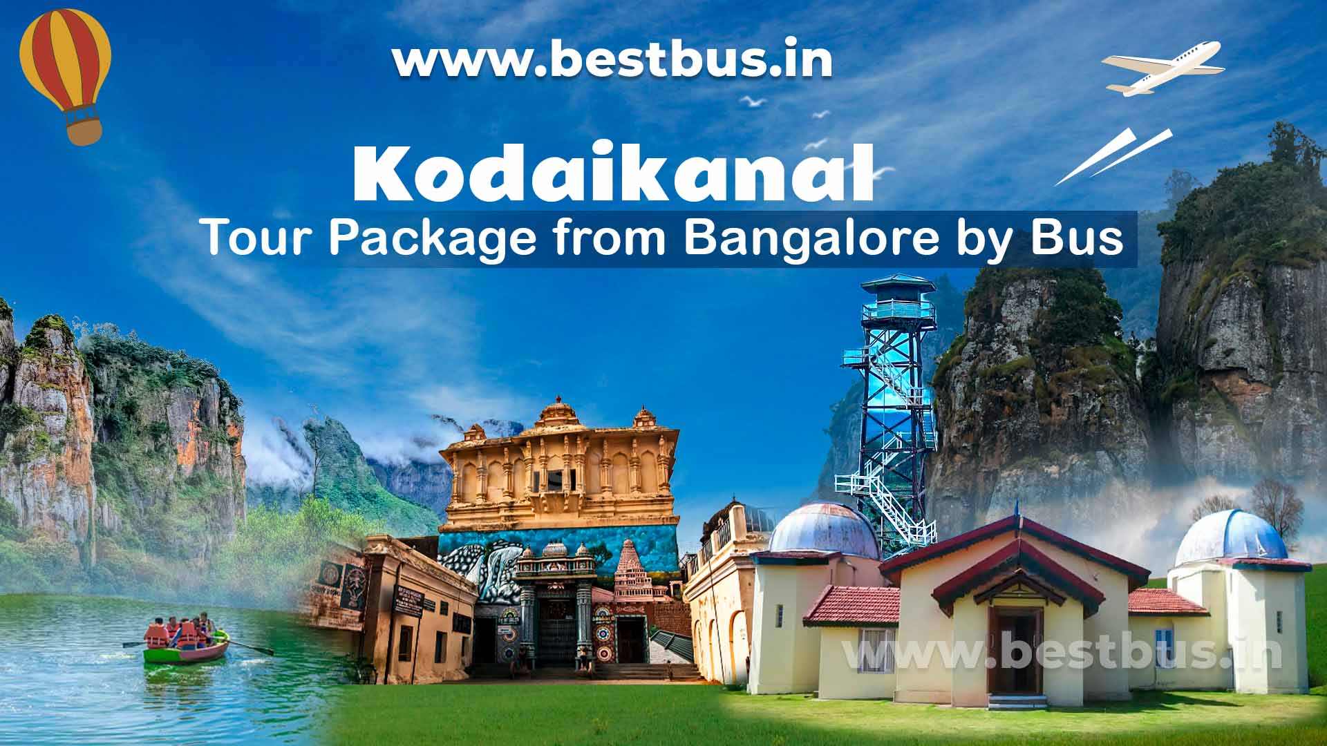 2 Days Bangalore To Kodaikanal Tour Package By Bus
