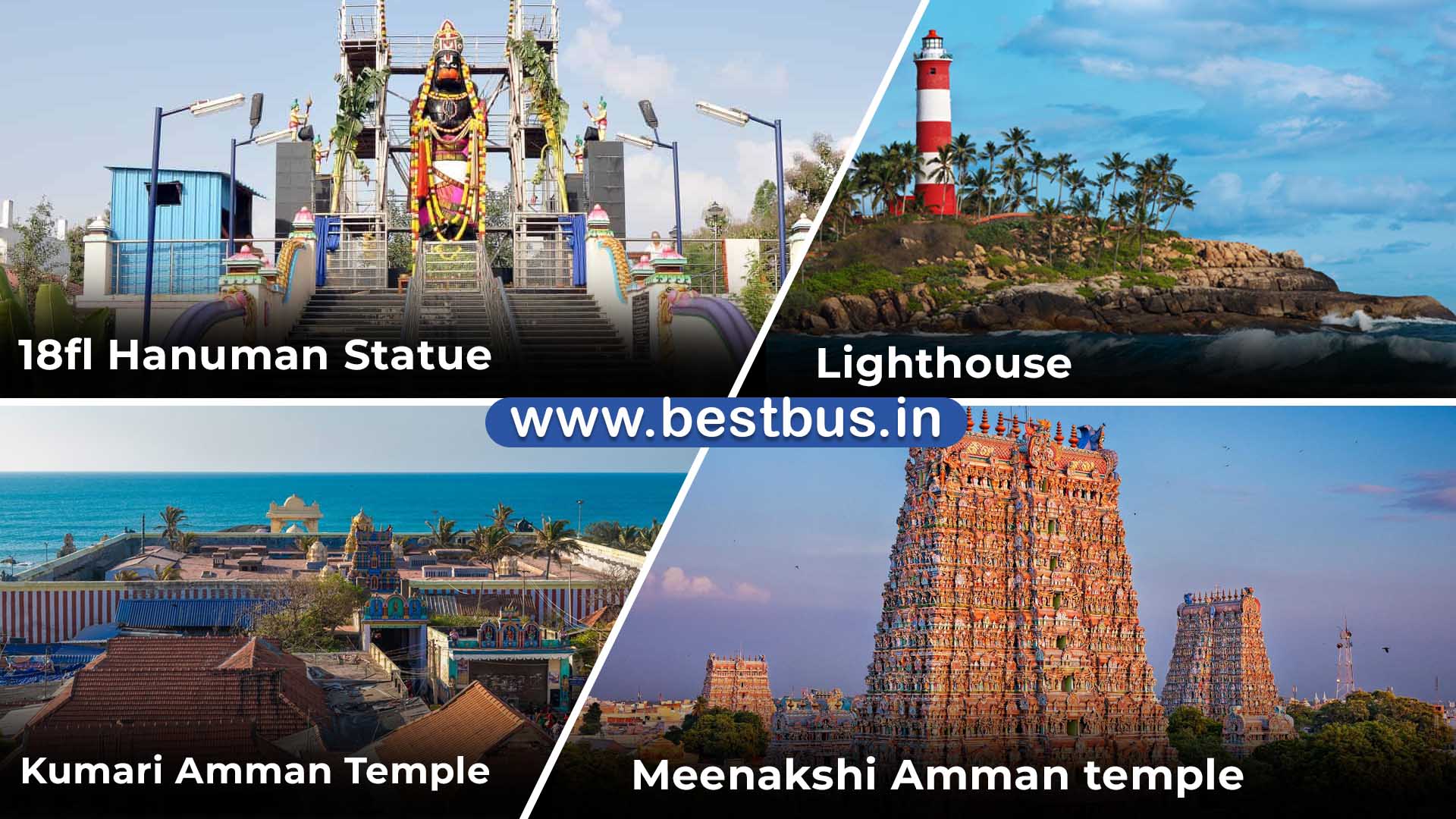 Bangalore To Madurai Rameswaram Kanyakumari Trivandrum visit place 3