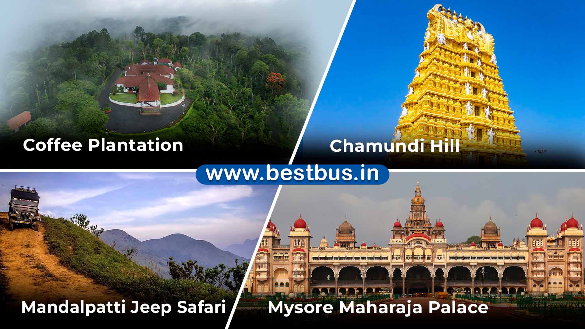 Bangalore to Mysore-Coorg-Madikeri 2 Nights-3 Days Tour Package by Car