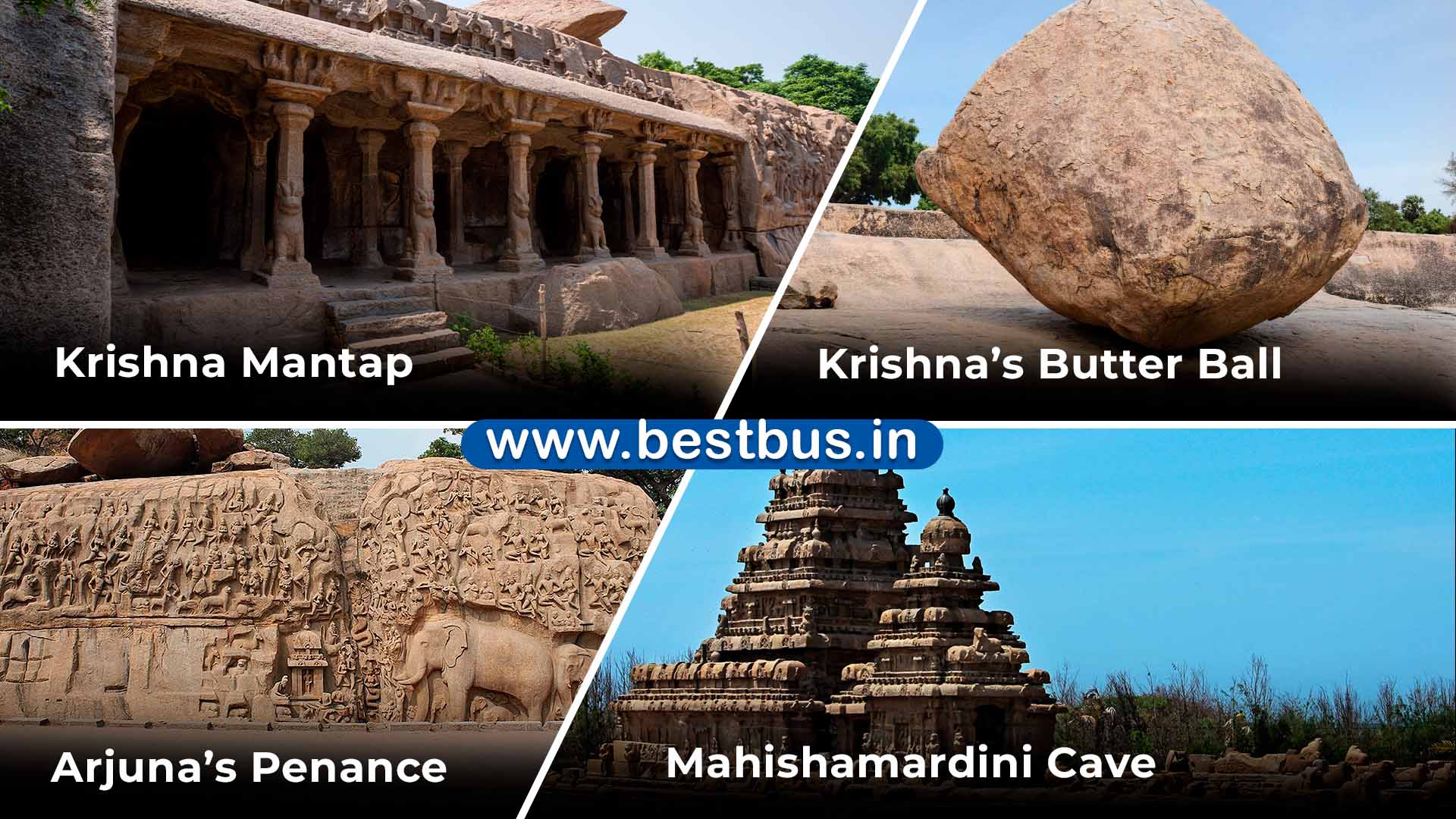 Bangalore To Pondicherry-mahabalipuram-kanchi Tour Package From Bangalore