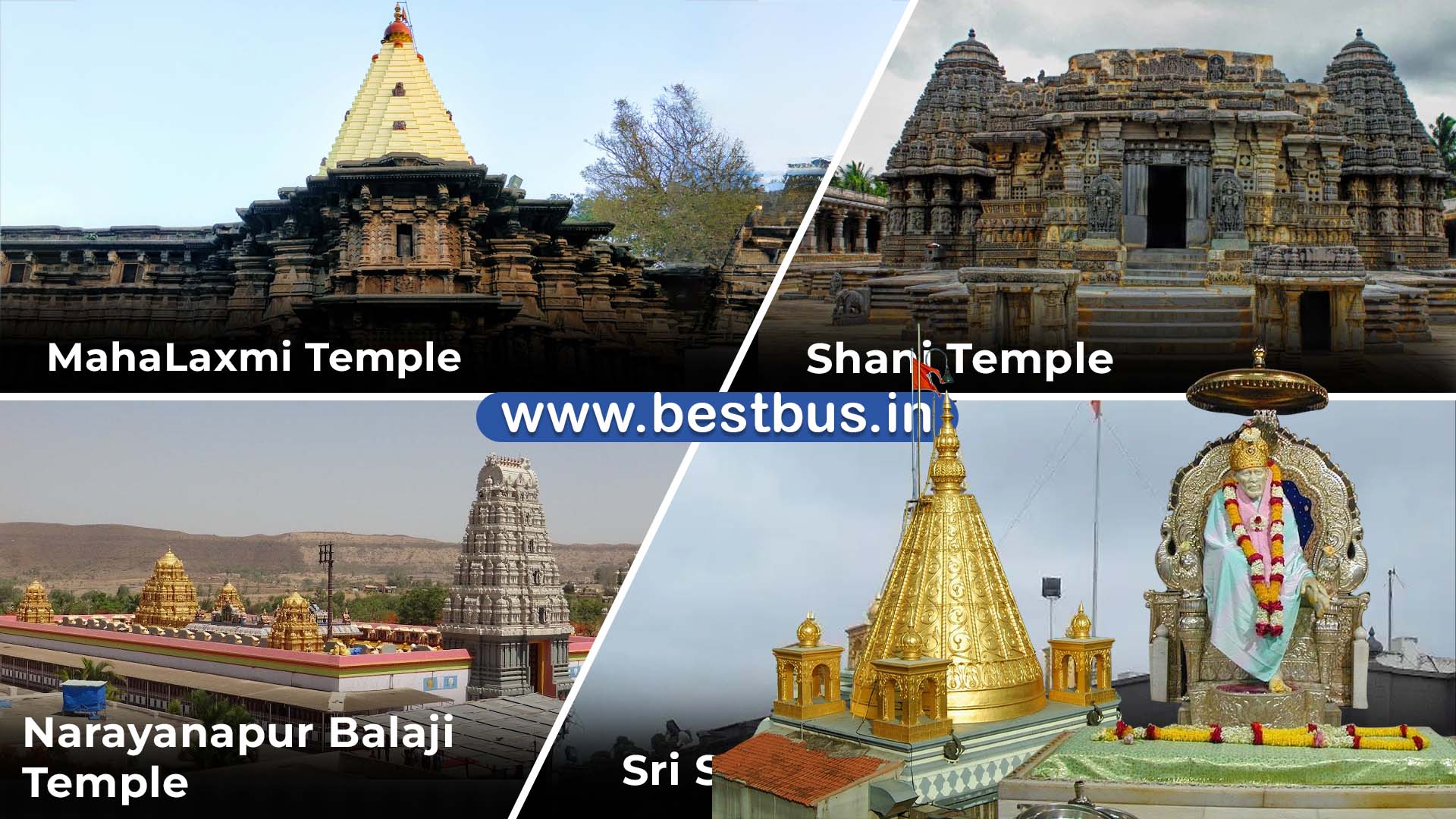 Bangalore To Shirdi-Shani Shingnapur-Kolhapur MahaLaxmi Temple Tour Package