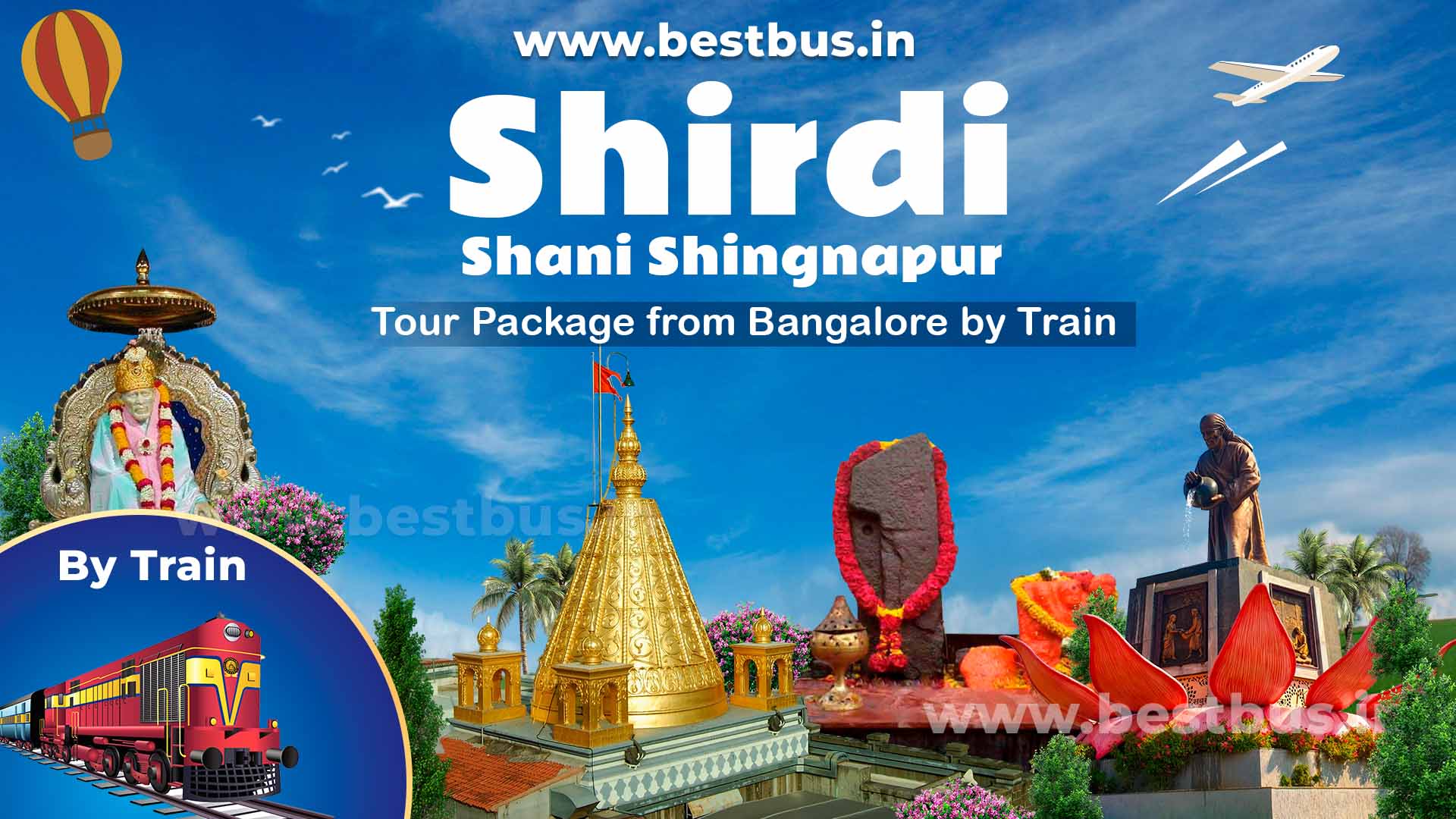 Bangalore To Shirdi Shani Shingnapur Tour Package By Train