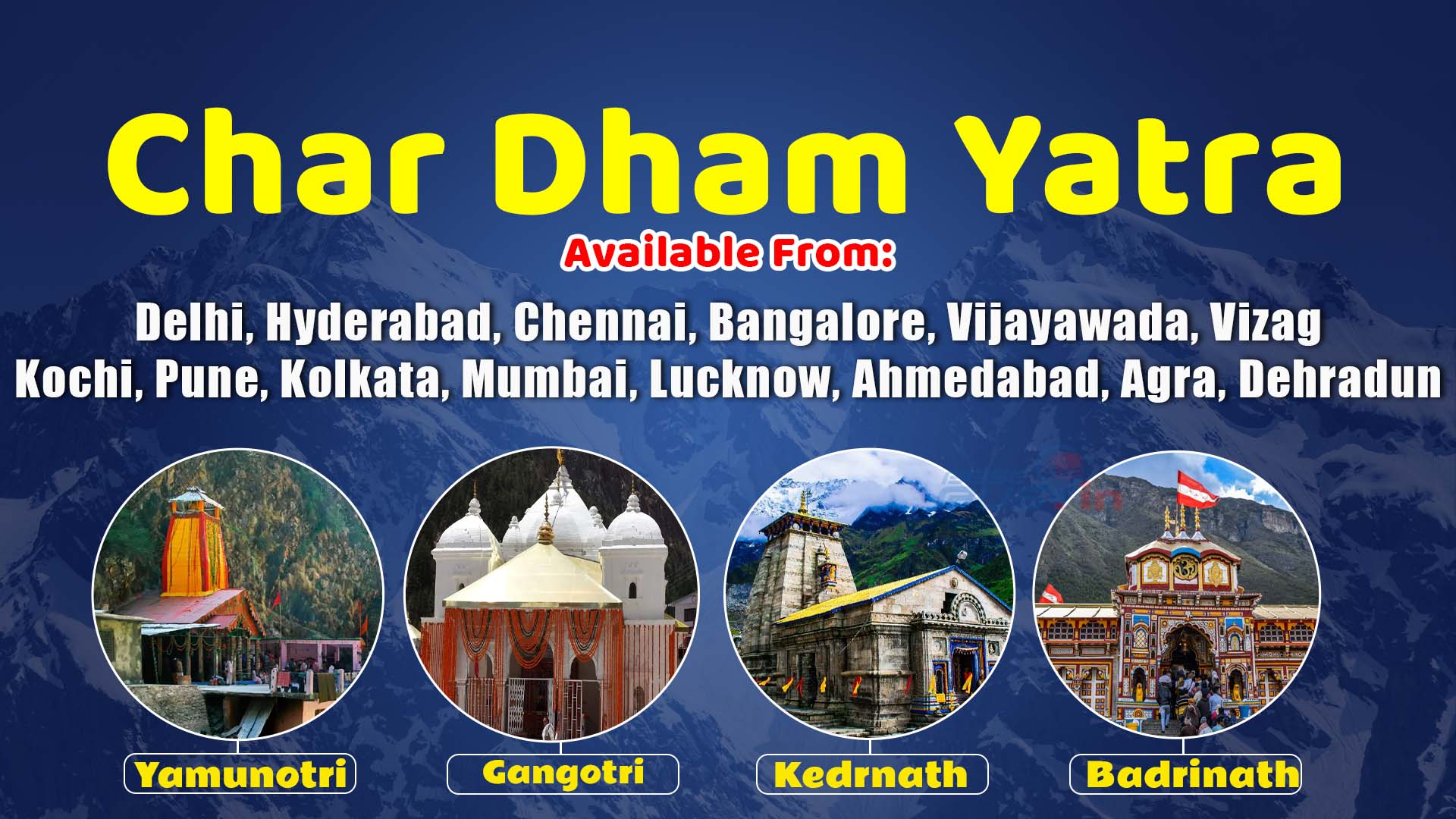 10 Nights 11 Days Chardham Yatra 2026  From Delhi