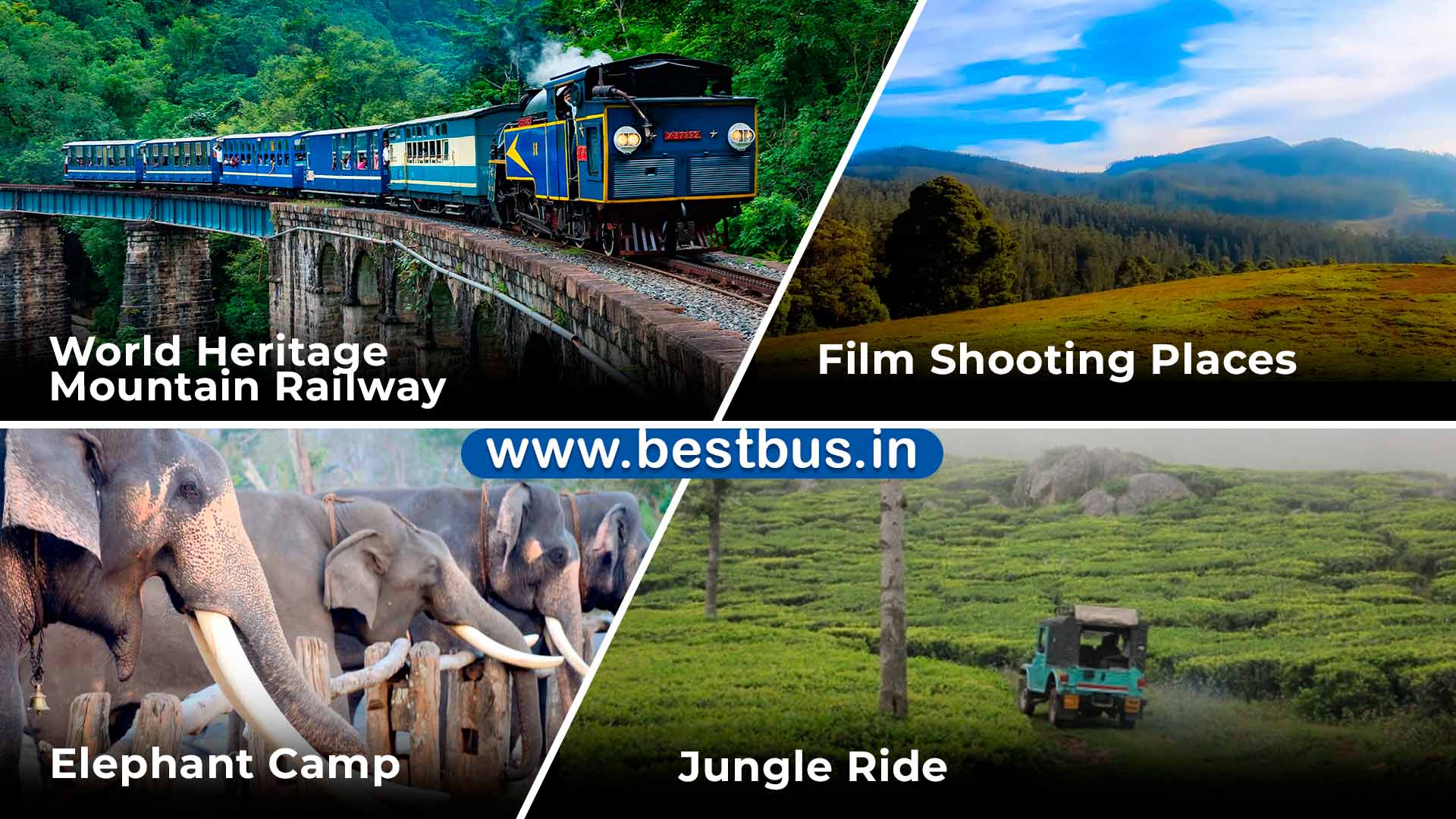 Chennai To Ooty-pykara-mudumalai-coonoor 4 Nights-5 Days Tour Package By Train