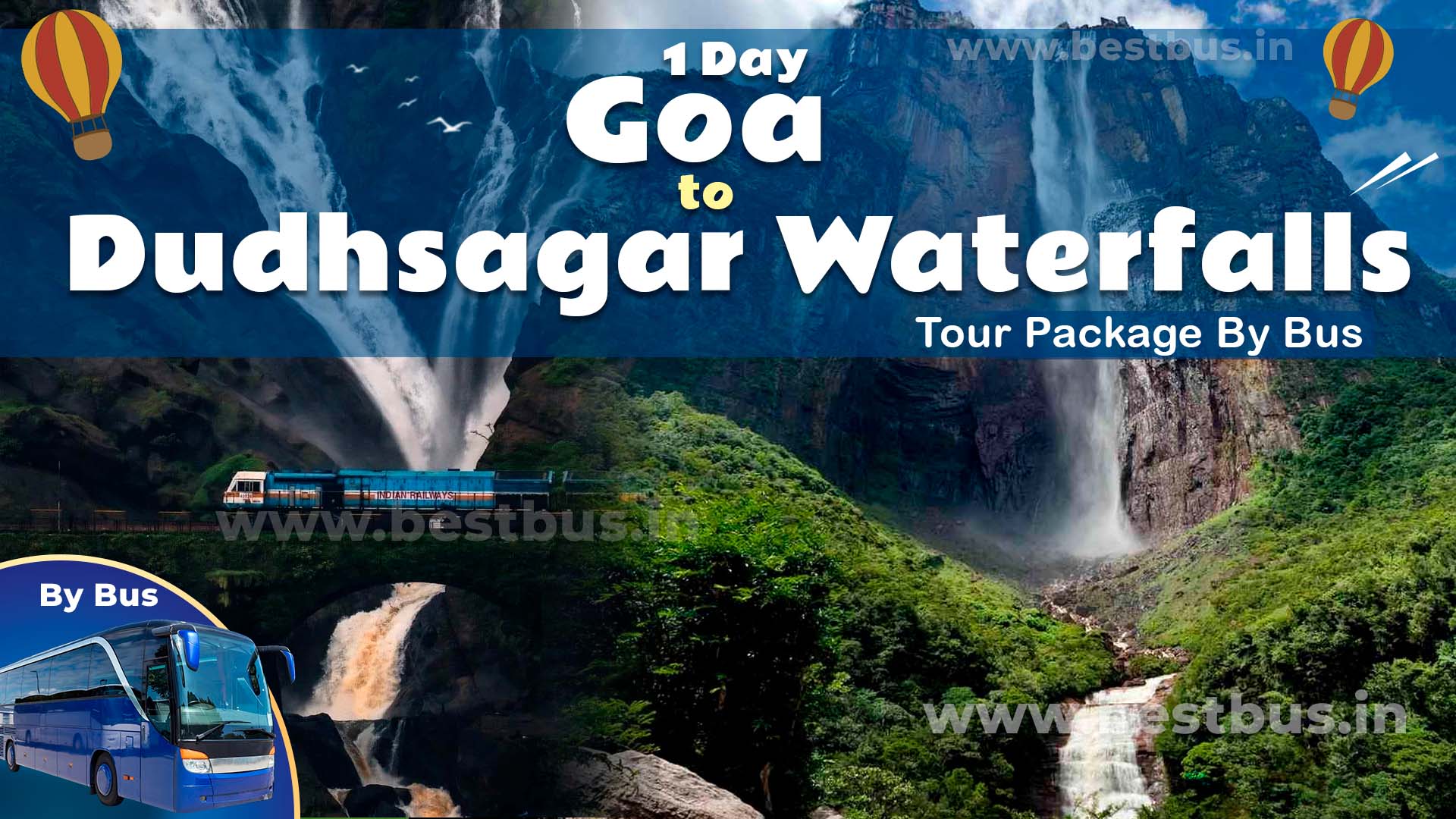 Dudhsagar Waterfalls Package From Goa