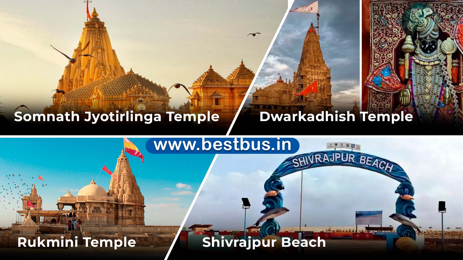 Dwarka-somnath Darshan Tour Package By Train From Mumbai