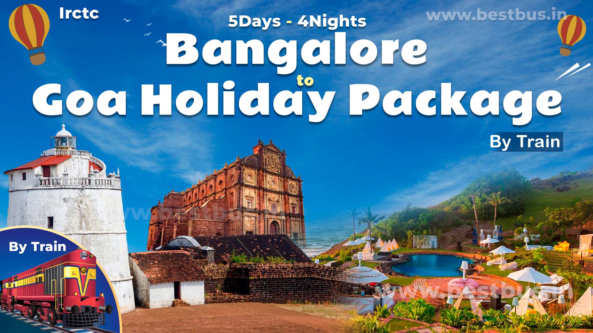 Goa Tour Package From Bangalore By Train