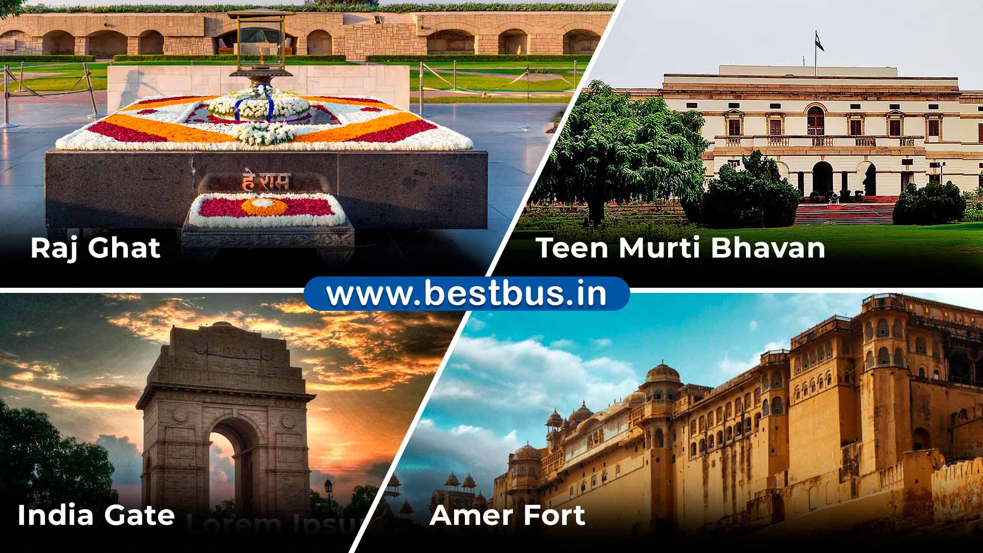 Golden Triangle Tour Package With Delhi-Jaipur-Agra From Bangalore By Train