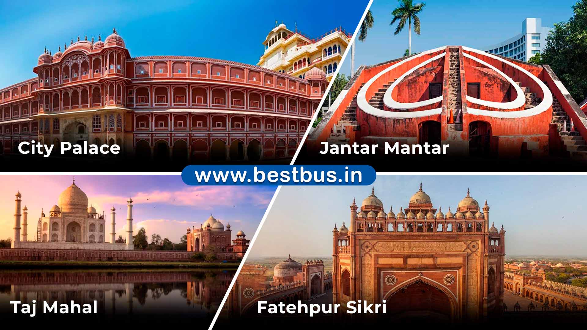 Golden Triangle Tour Package With Delhi-Jaipur-Agra From Bangalore By Train
