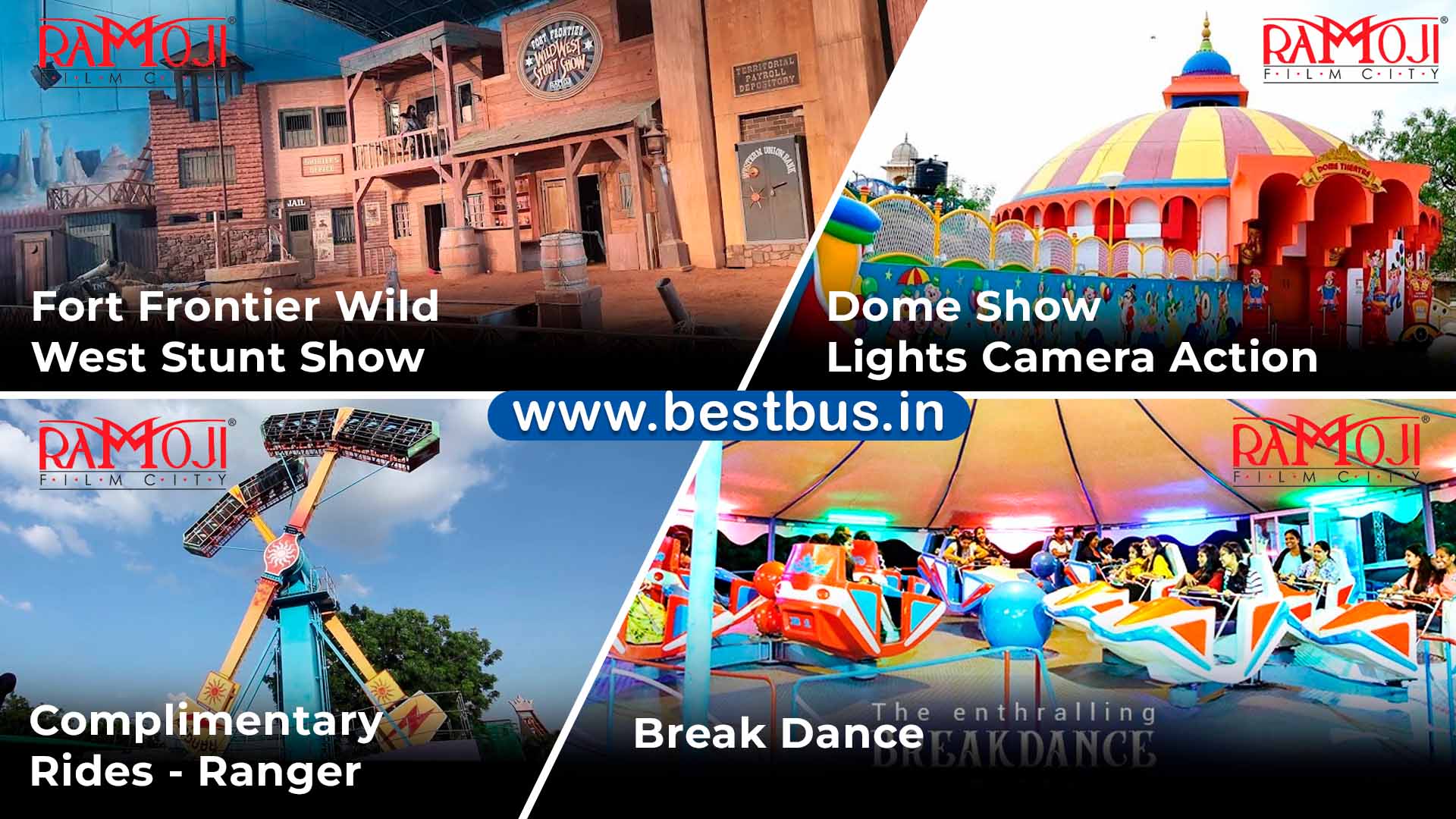 Heritage-cum-devotional Hyderabad-srisailam-ramoji Film City Tour Package For 3 Nights-4 Days