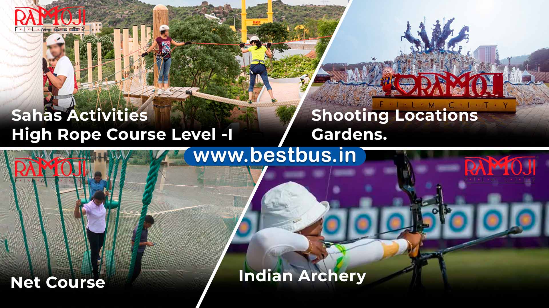 Heritage-cum-devotional Hyderabad-srisailam-ramoji Film City Tour Package For 3 Nights-4 Days