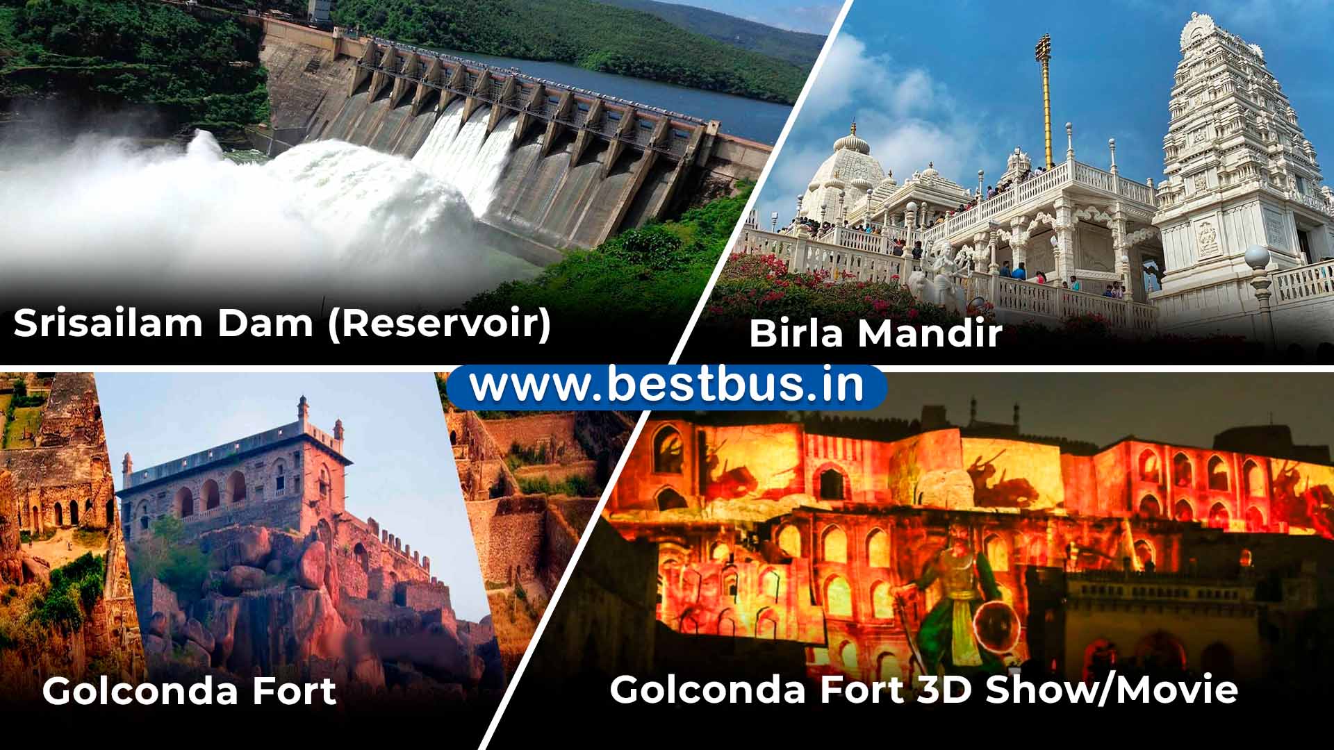 Heritage-cum-devotional Hyderabad-srisailam Tour Package For 2 Nights-3 Days