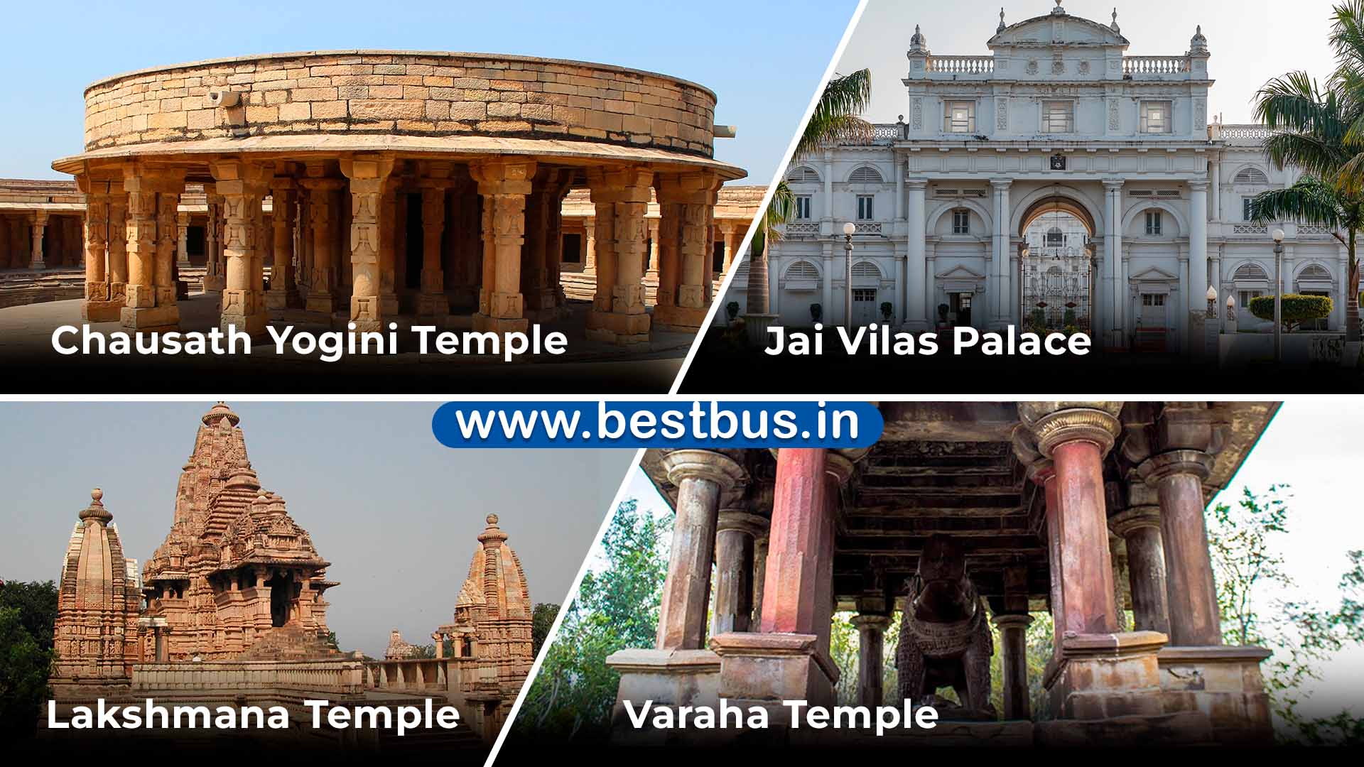Heritage Of Madhya Pradesh Tour With Gwalior-orcchha-khajuraho From Hyderabad By Train