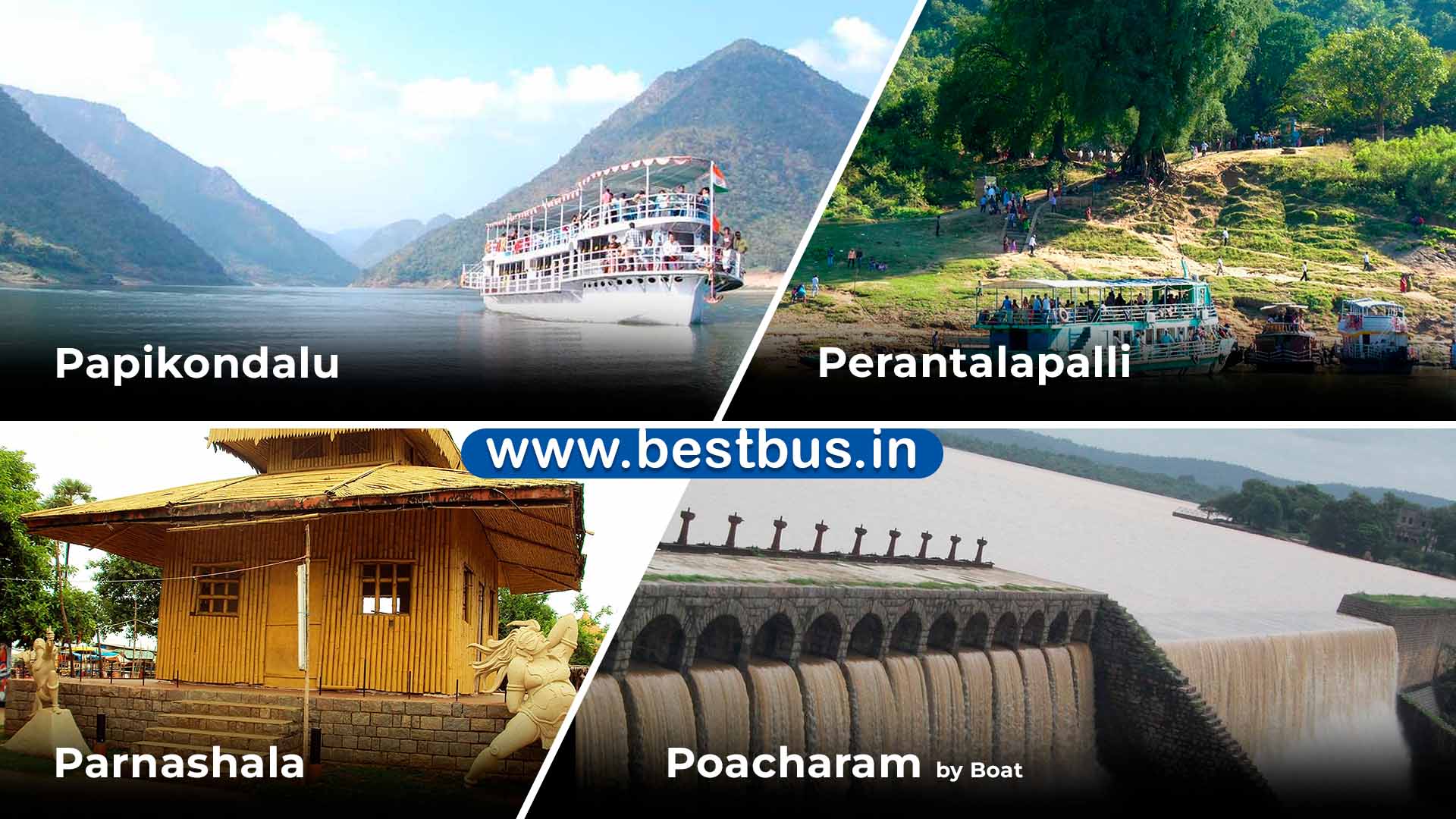 Hyderabad To Bhadrachalam-papikondalu Road-cum-river Cruise Tour Package