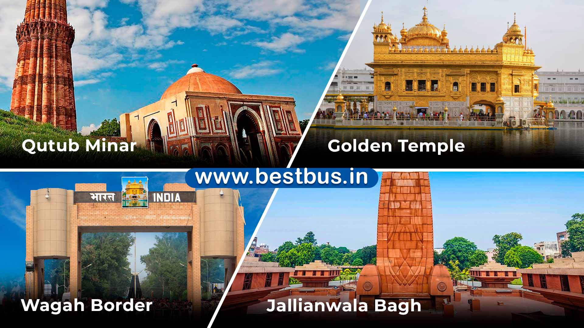 Hyderabad To Delhi Agra Chandigarh Amritsar Tour Package By Flight