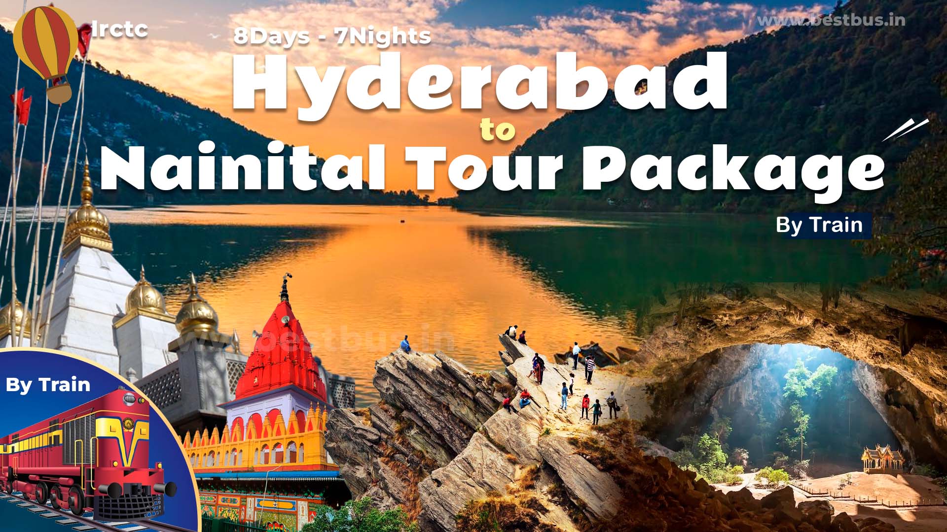 Hyderabad To Nainital Tour Package
