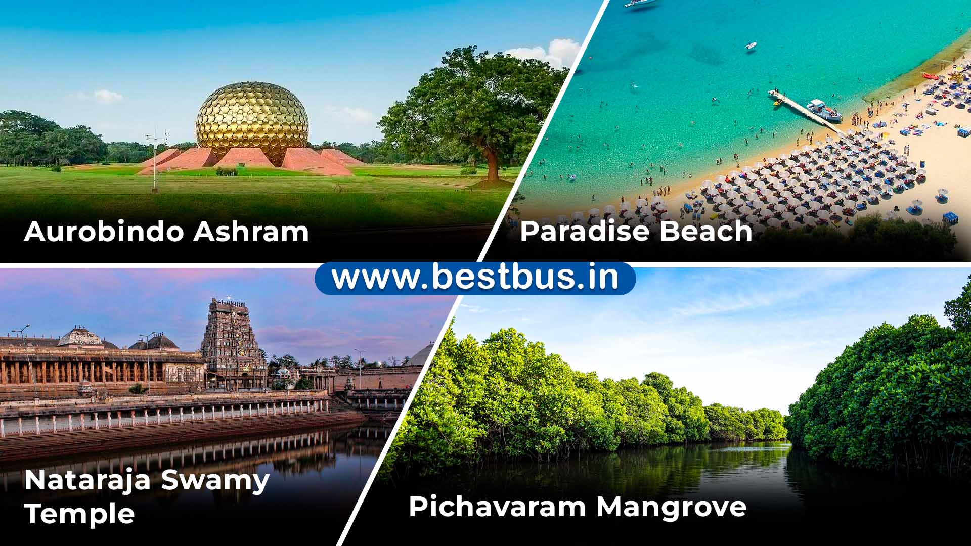 Hyderabad To Puducherry(pondicherry)-chidambaram-mahabalipuram Tour Package By Train