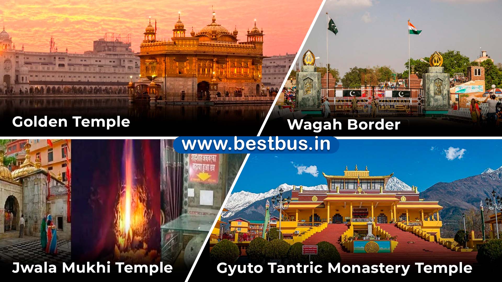 Hyderabad To Shimla-dharamshala-dalhousie-amritsar-chandigarh Tour Package By Flight