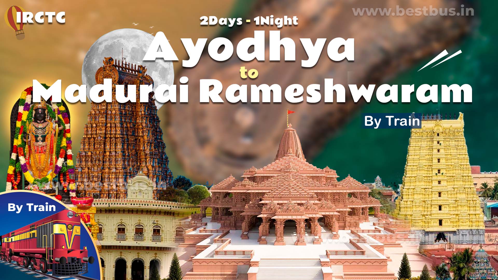 Irctc Madurai Rameshwaram Tour Package From Ayodhya