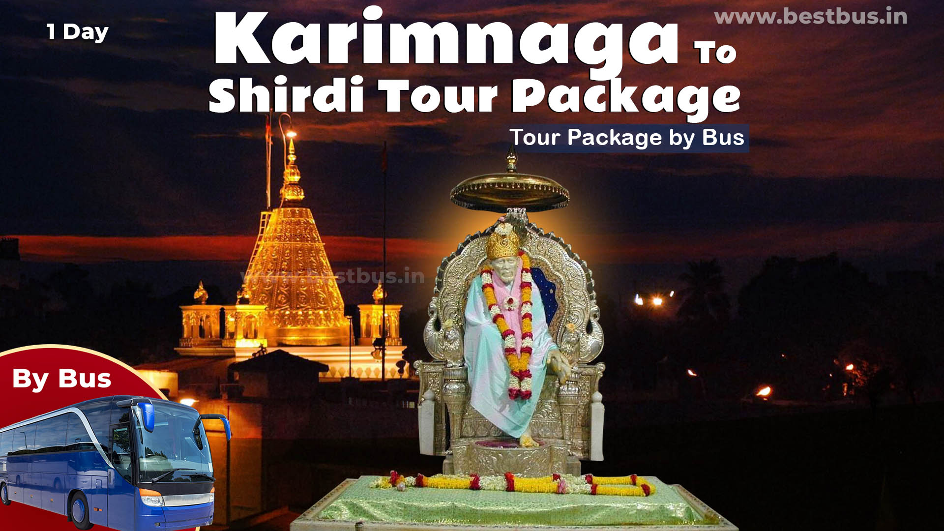 Karimnagar To Shirdi Tour Package By Bus