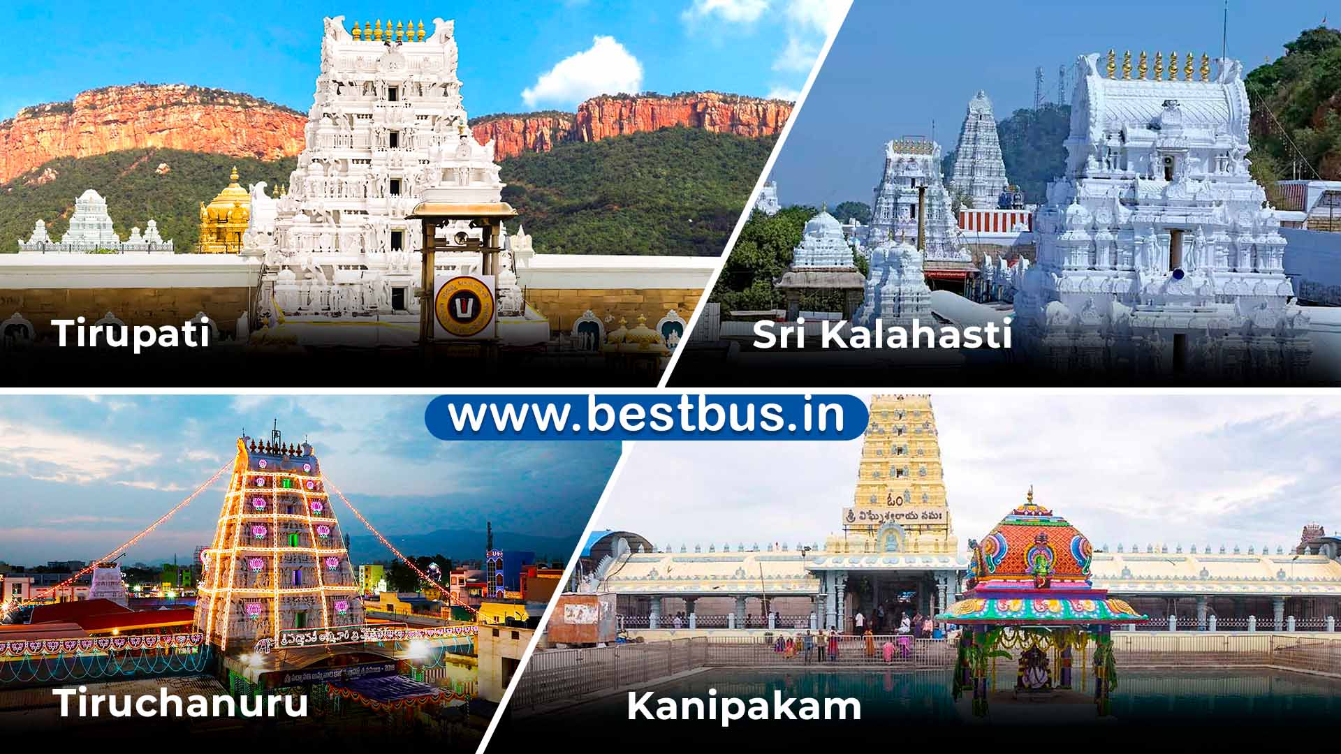 Tirupati-tirumala-kanipakam-sri-kalahasti Tour Package From Hyderabad