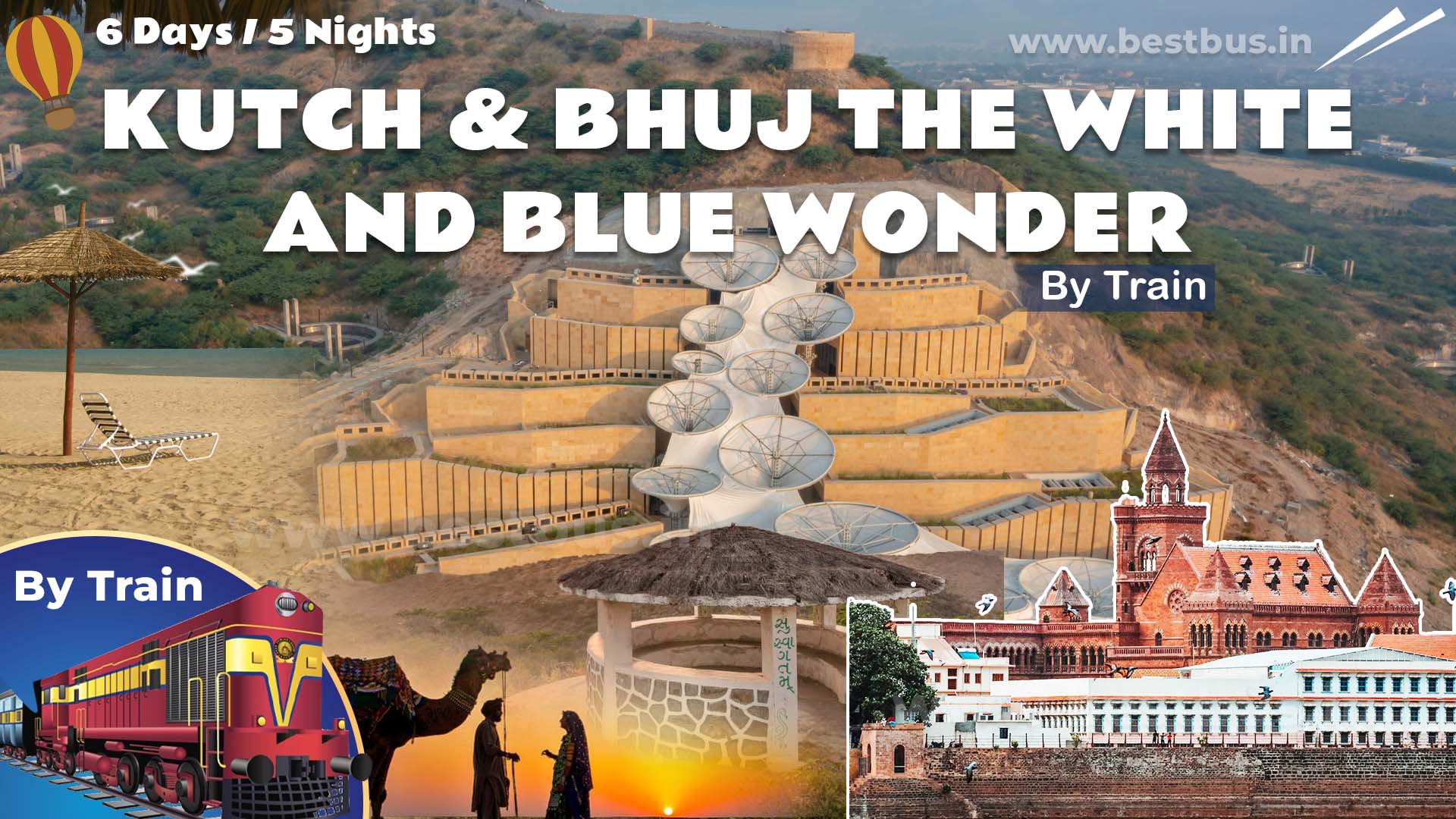 KUTCH & BHUJ THE WHITE AND BLUE WONDER
