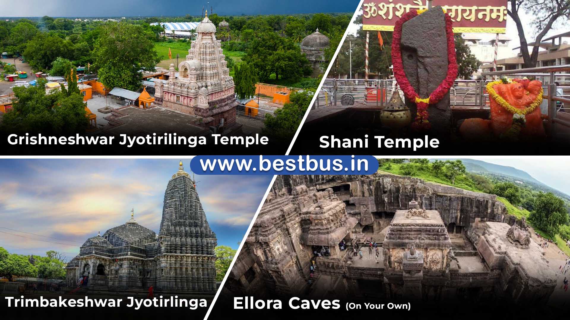 Lucknow To 3-Jyotirlingas Tour Package With Shirdi-Nashik-Trimbakeshwar-Bhimashankar-Aurangabad-Grishneshwar By Flight visit place 1
