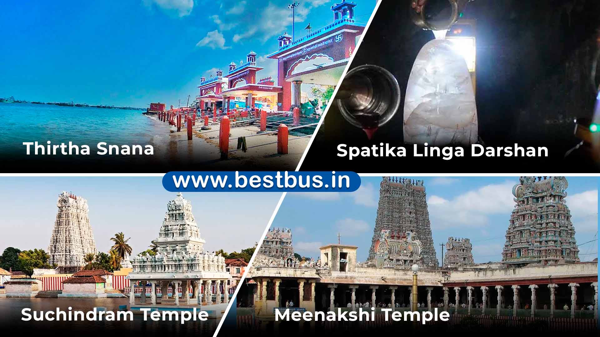 Madurai-Rameshwaram-Suchindram-Kanyakumari Tour Package from Bangalore