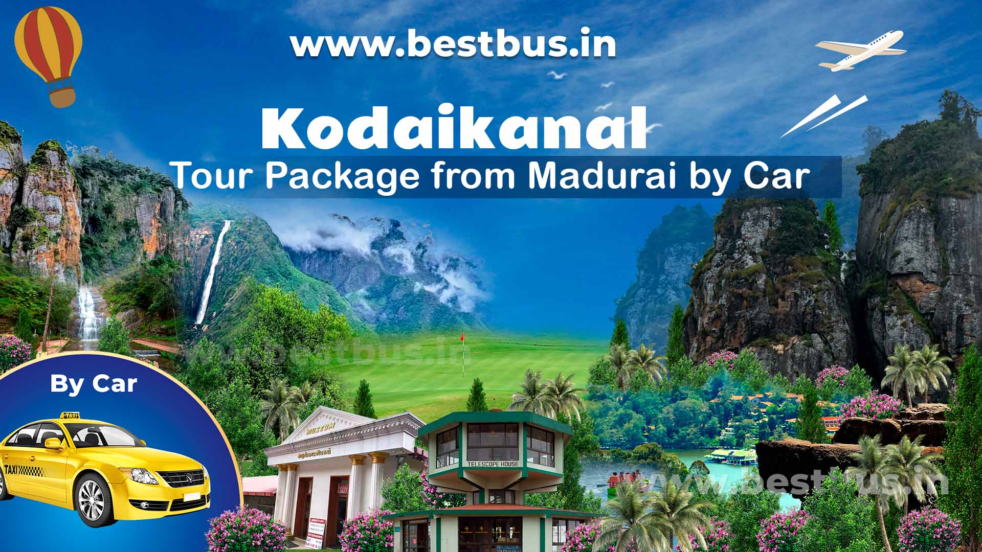One Day Madurai To Kodaikanal Tour Package